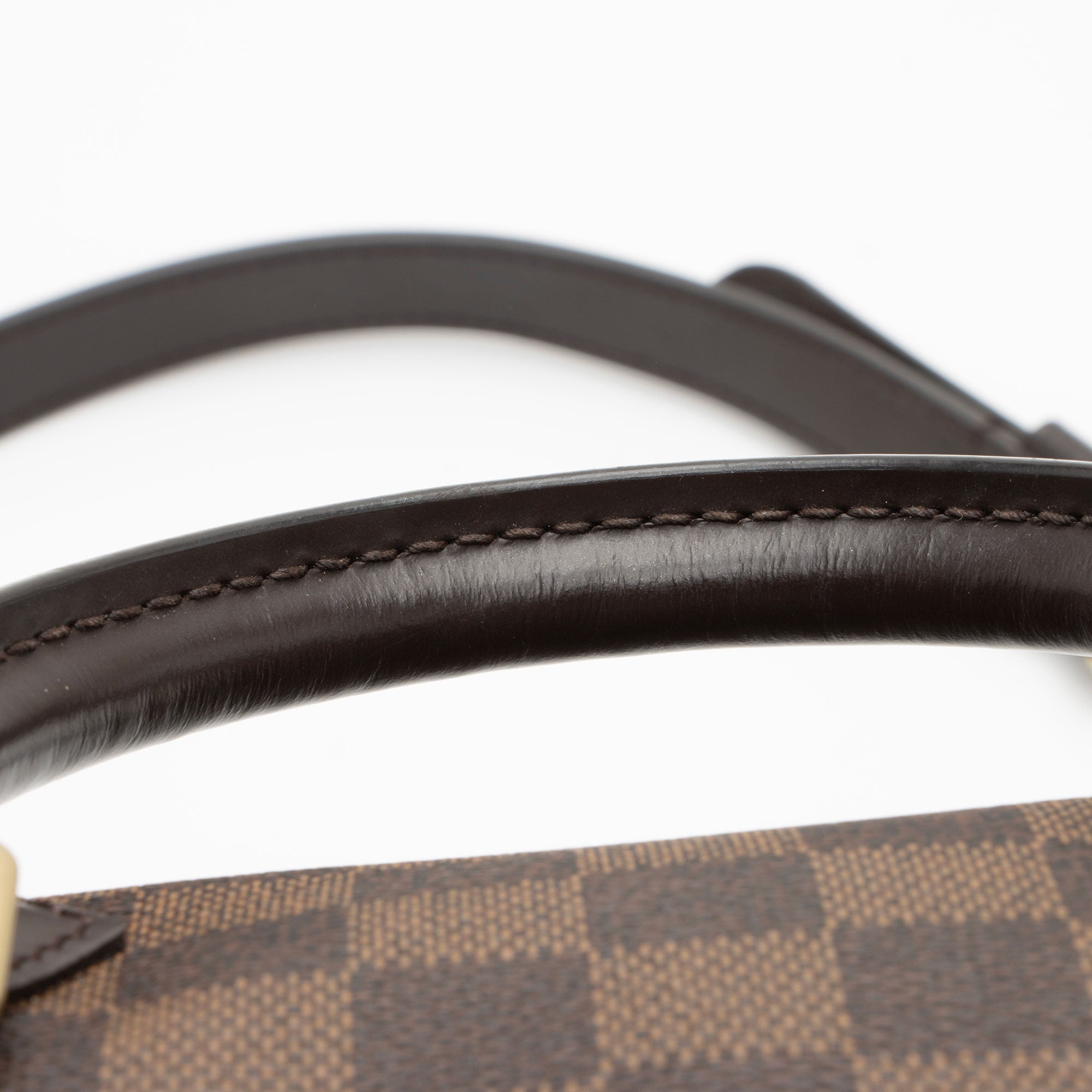 Louis Vuitton Limited Edition Damier Ebene Patches Speedy Bandouliere 30 Satchel (SHF-d85oKm)