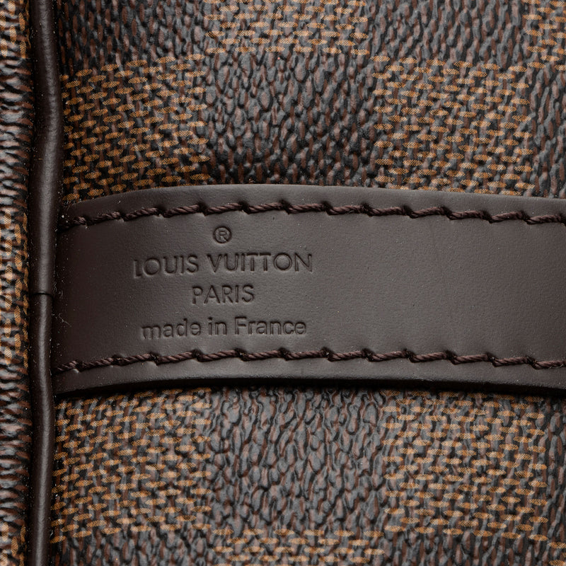 Louis Vuitton Limited Edition Damier Ebene Patches Speedy Bandouliere 30 Satchel (SHF-d85oKm)