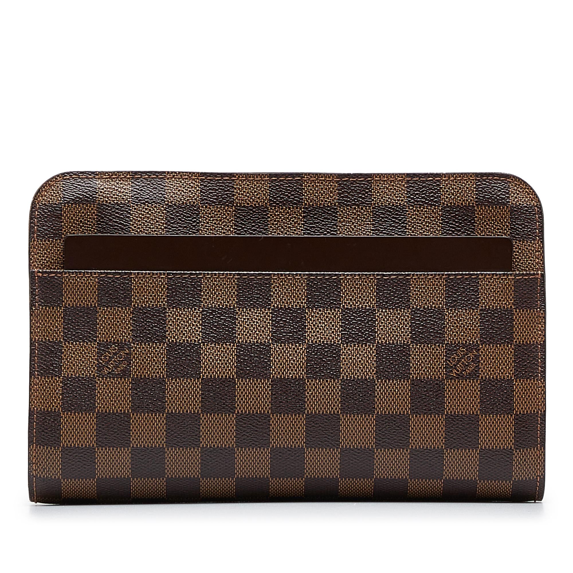 Louis Vuitton Damier Ebene Pochette Saint Louis (SHG-LYclXa)