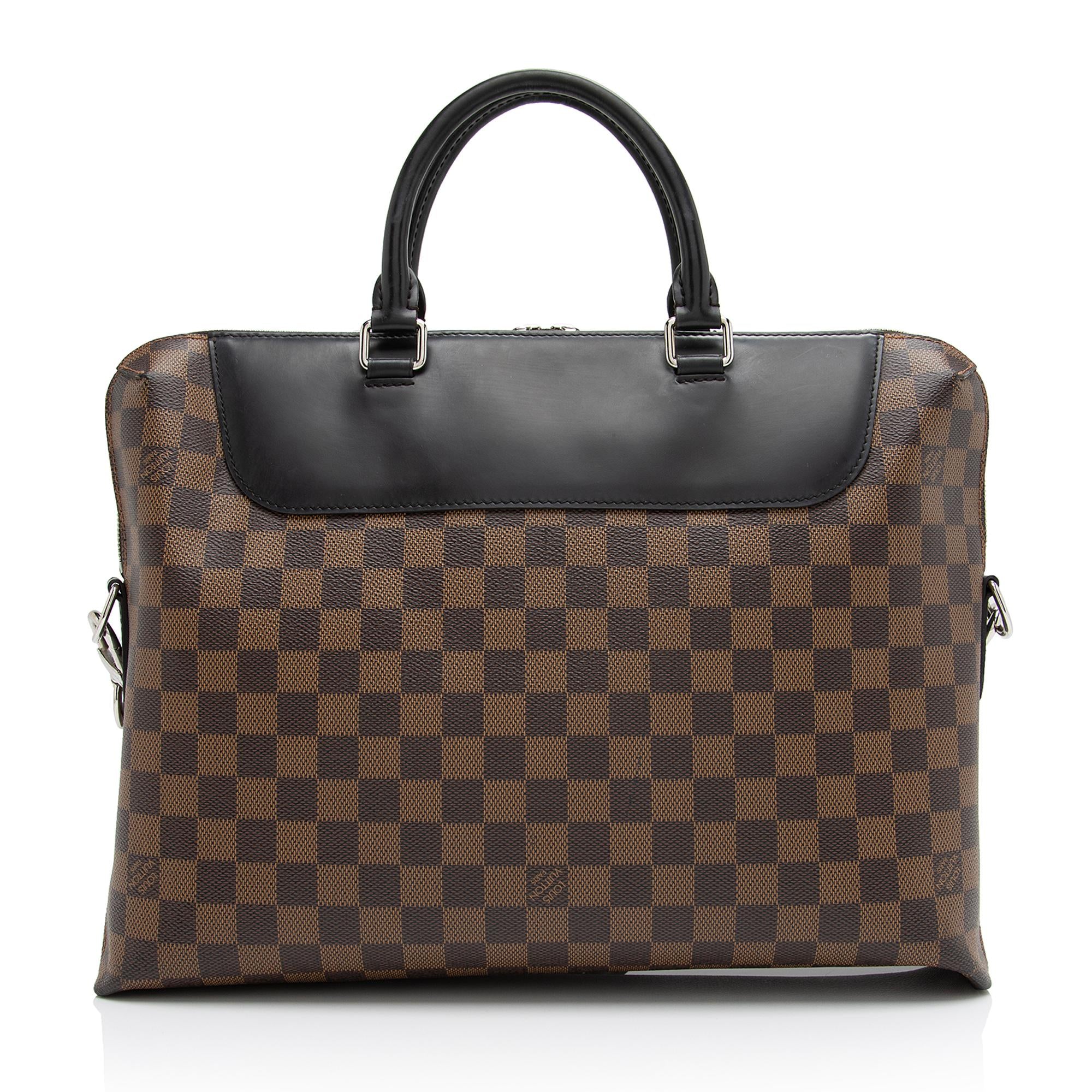 Louis Vuitton Damier Ebene Porte Documents Jour Bag