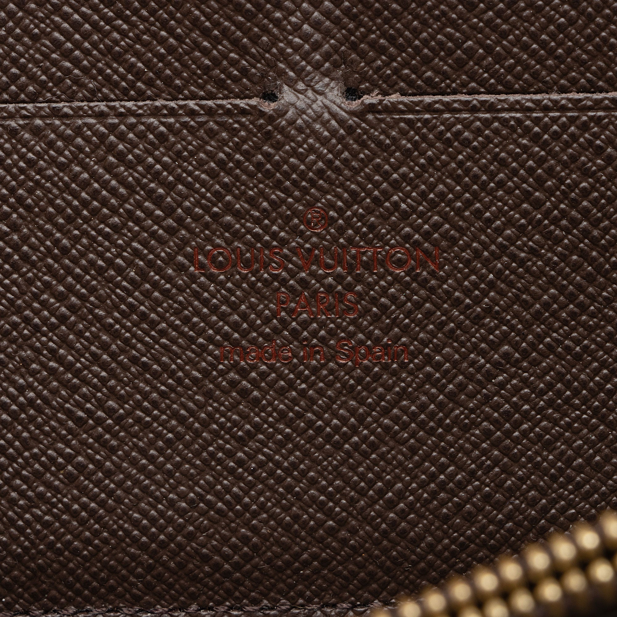 Louis Vuitton Damier Ebene Porte Monnaie Zippy Wallet (SHF-0LVXGb)