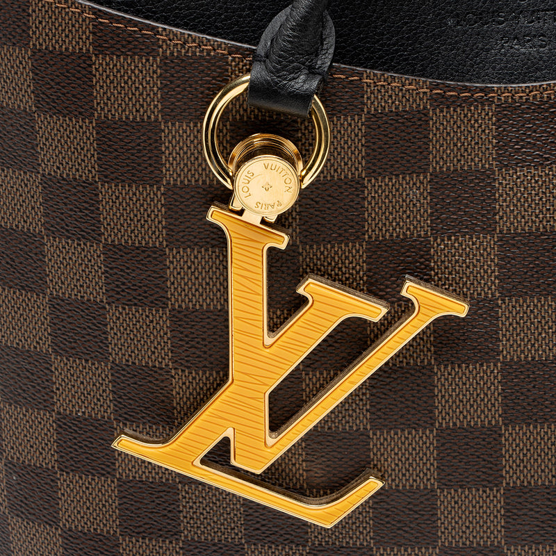 Louis Vuitton Damier Ebene Riverside Tote (SHF-0eGWDx)