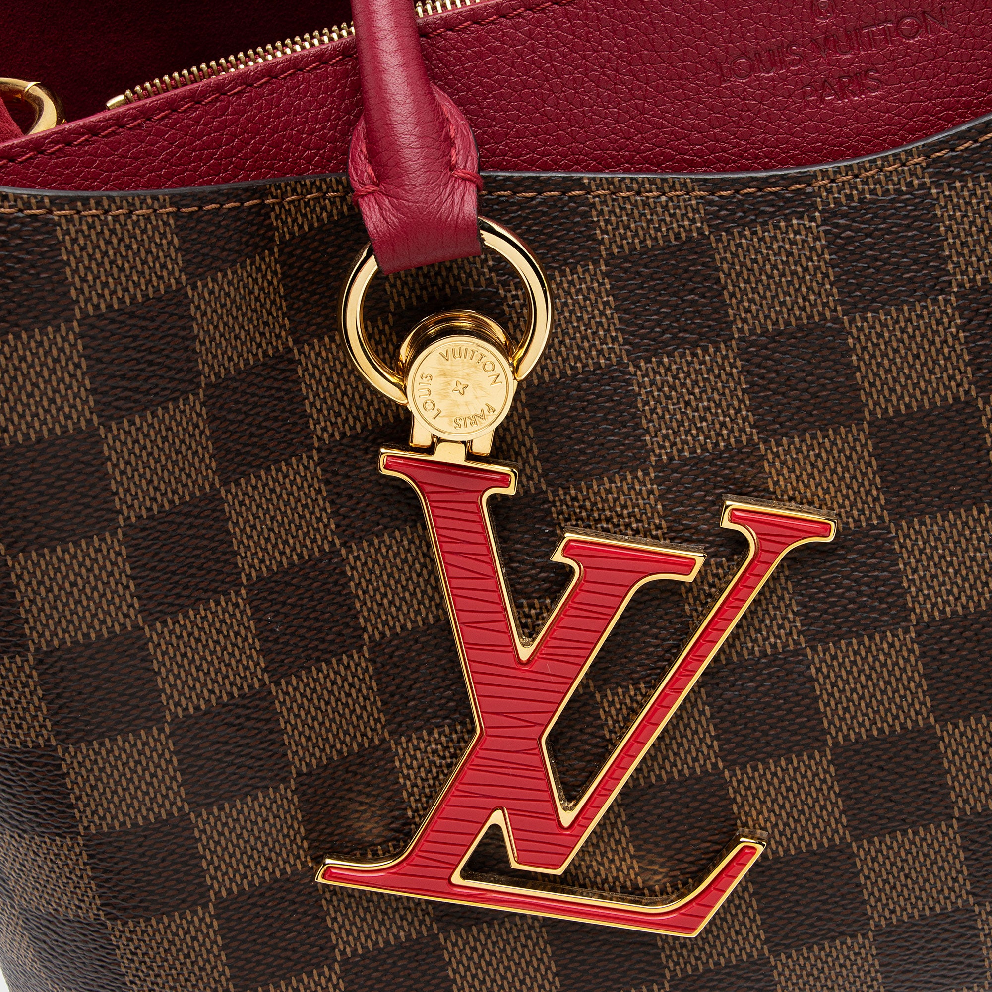 Louis Vuitton Damier Ebene Riverside Tote (SHF-GWPZgU)