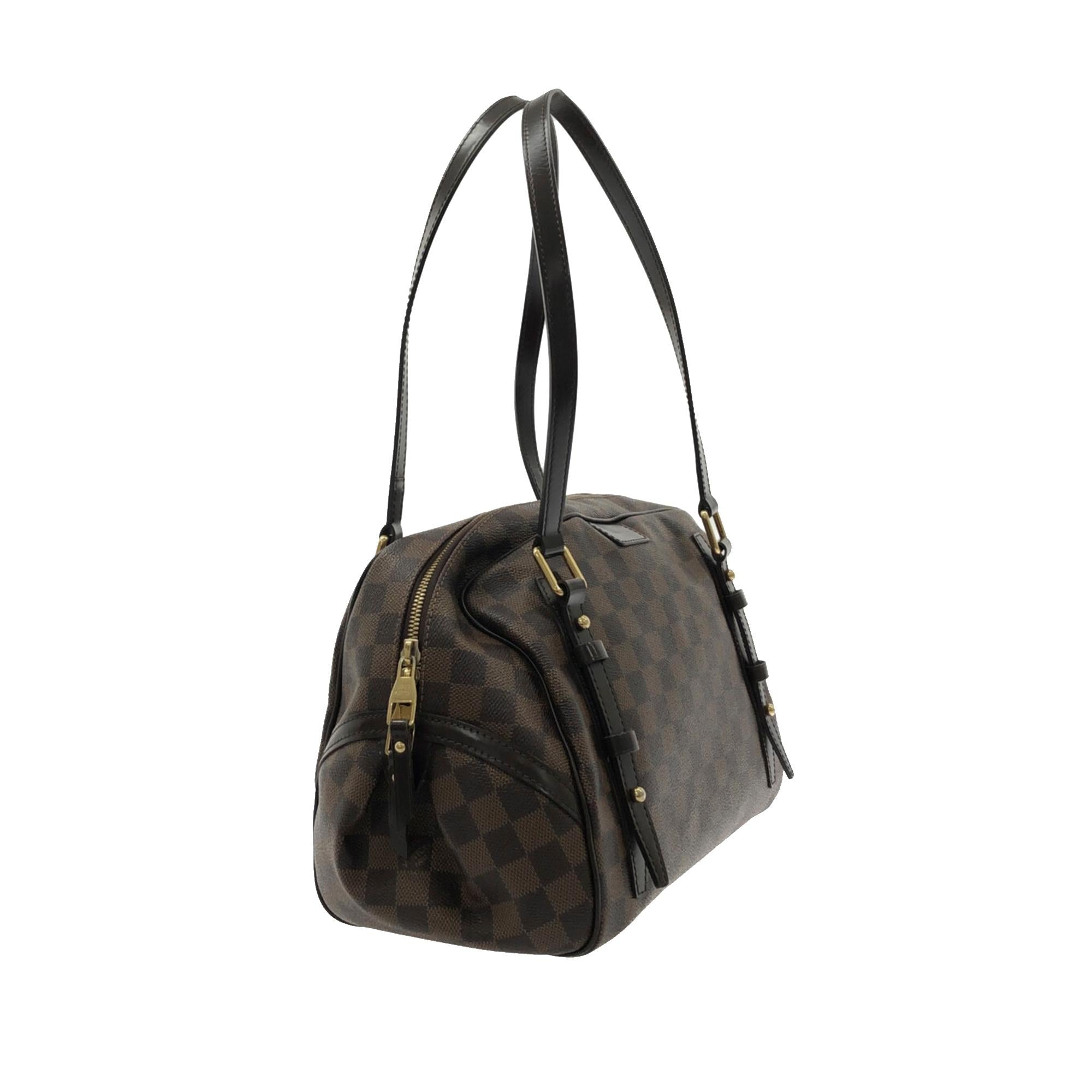 Louis Vuitton Damier Ebene Rivington PM (SHG-on3cRk)