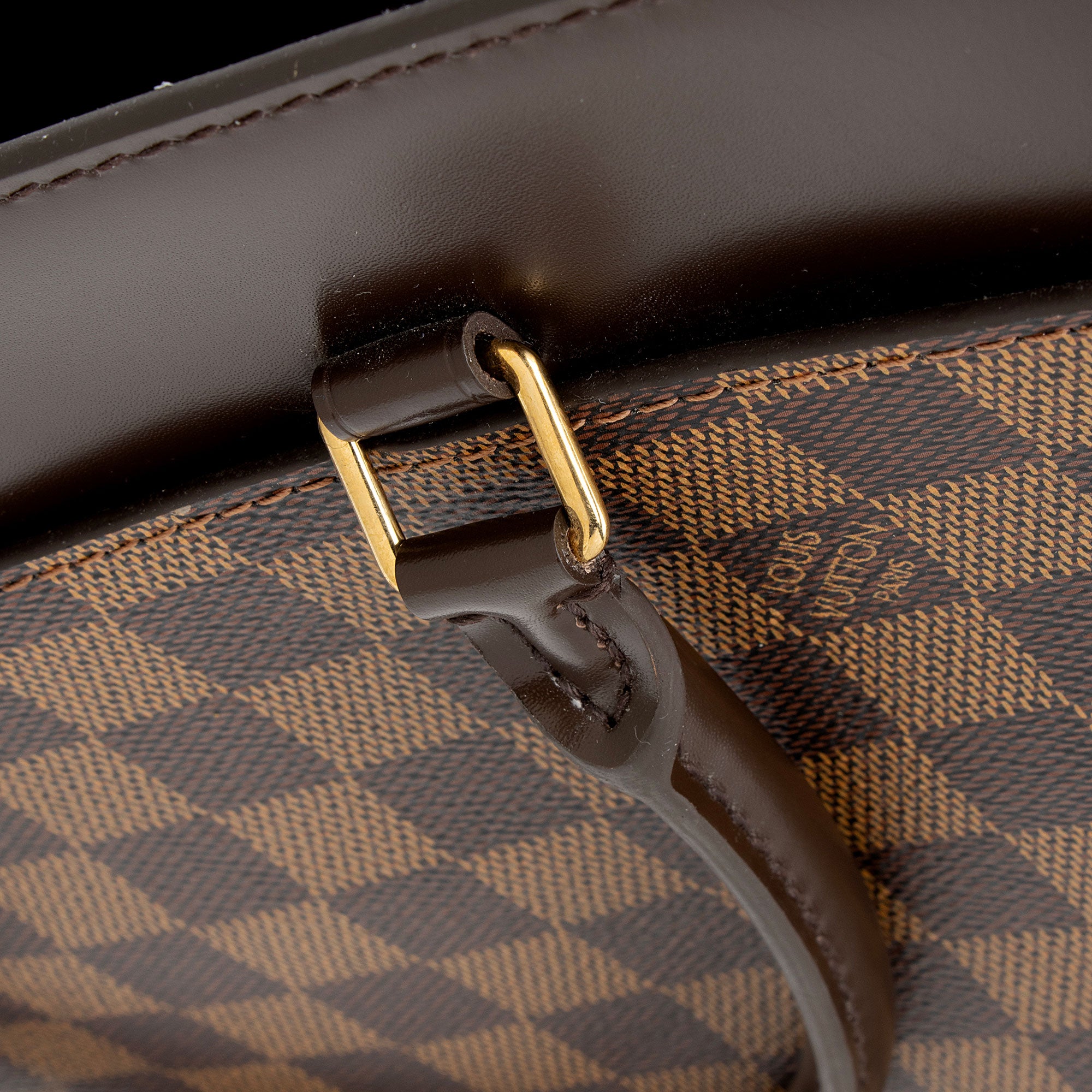 Louis Vuitton Damier Ebene Rivoli MM Satchel (SHF-bCGQiy)