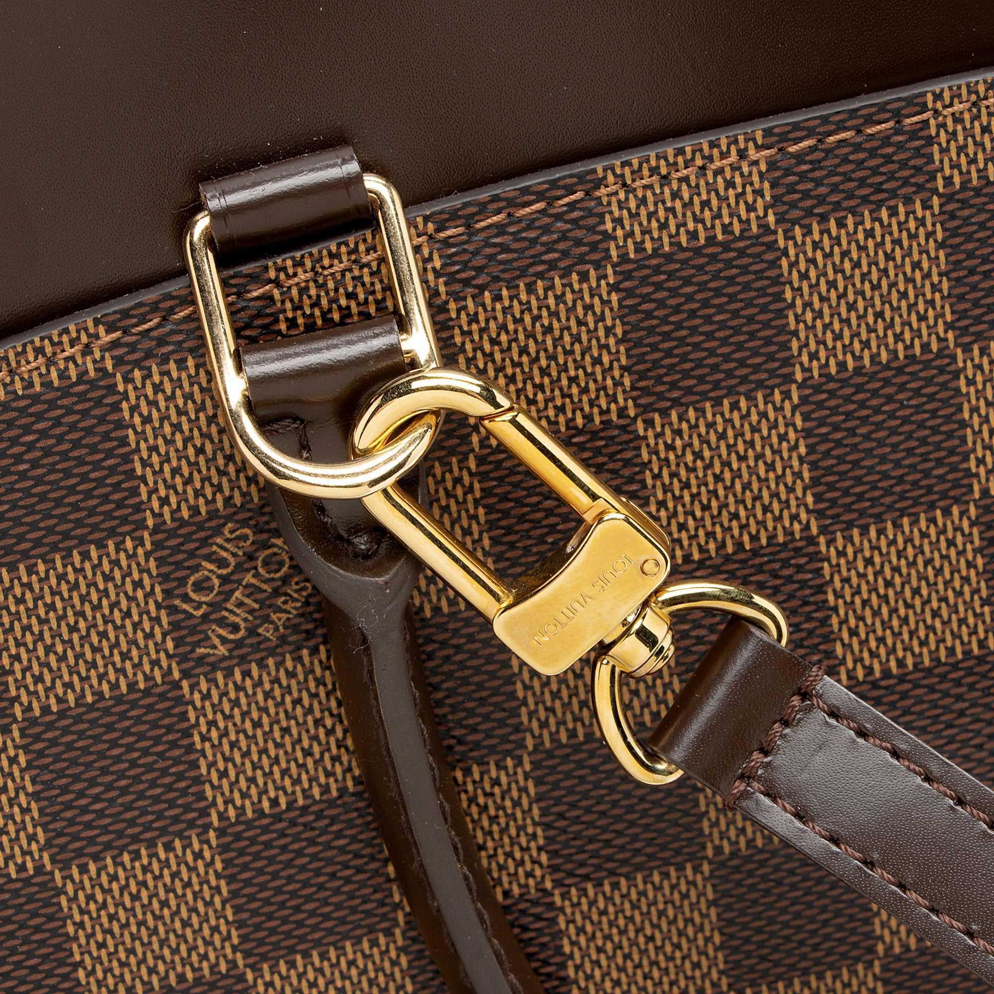 Louis Vuitton Damier Ebene Rivoli MM Satchel (SHF-bCGQiy)