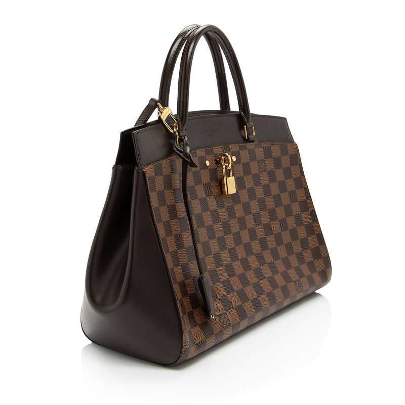 Louis Vuitton Damier Ebene Rivoli MM Satchel (SHF-WFpXxG)