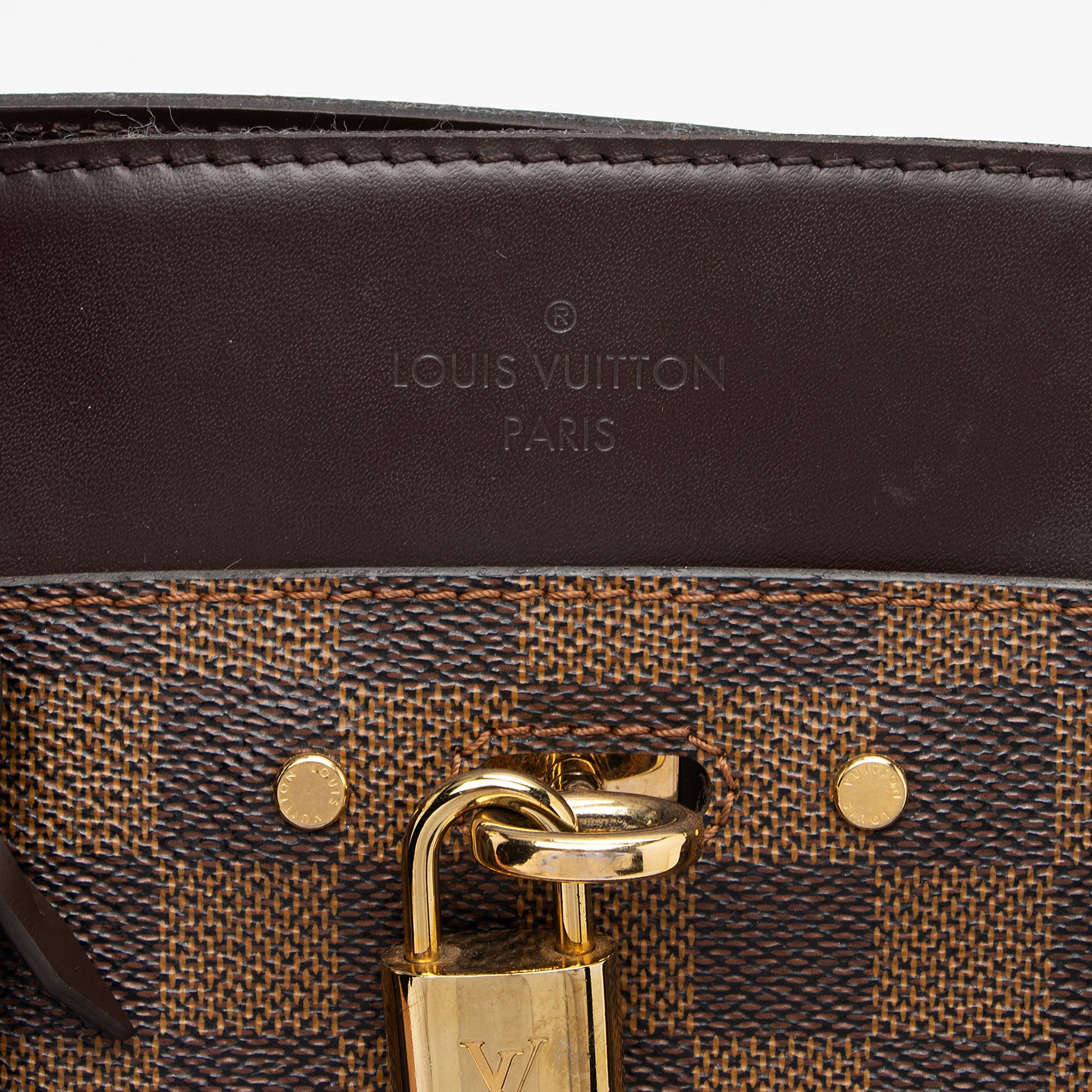 Louis Vuitton Damier Ebene Rivoli MM Satchel (SHF-ofICj3)