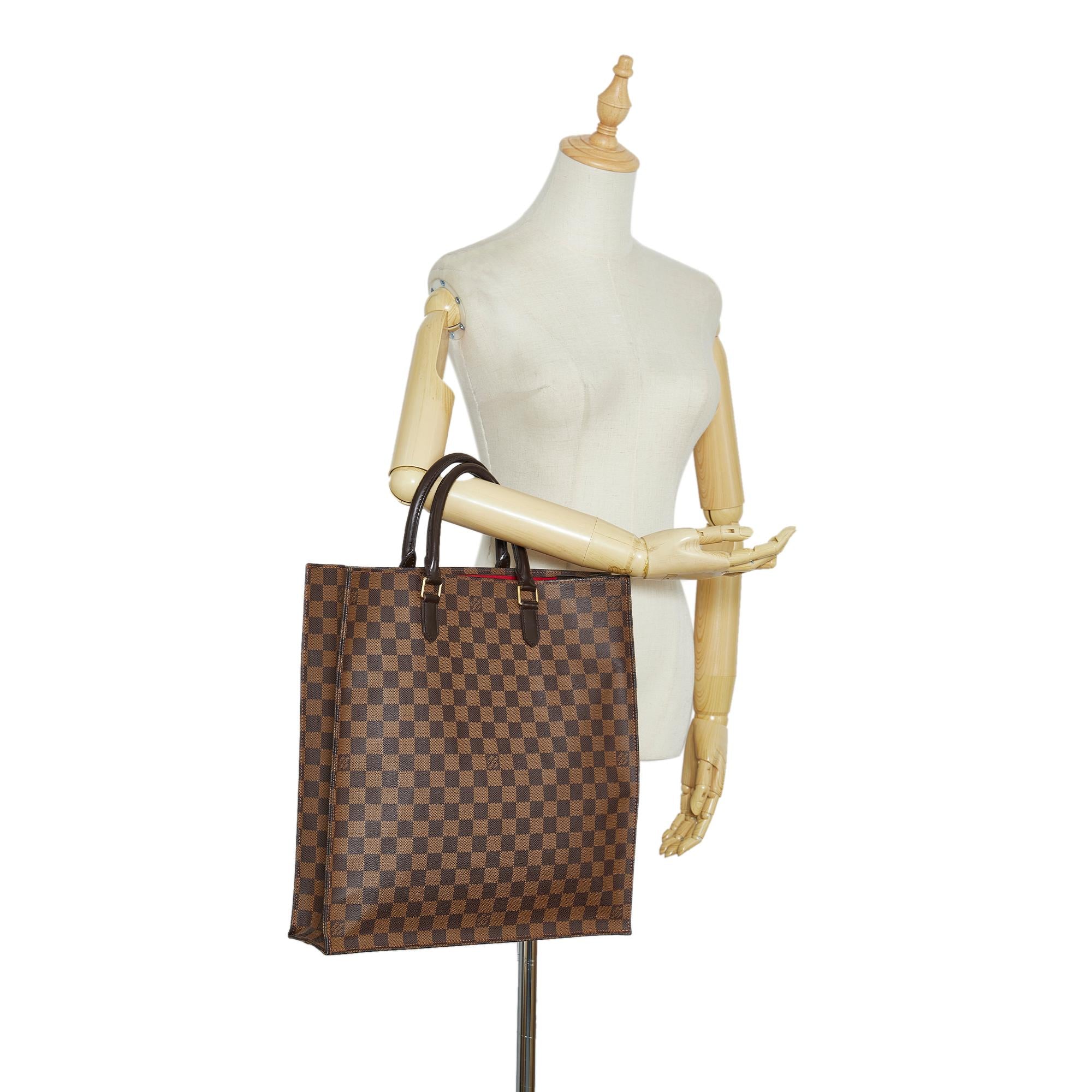 Louis Vuitton Damier Ebene Sac Plat (SHG-jiZN8H)