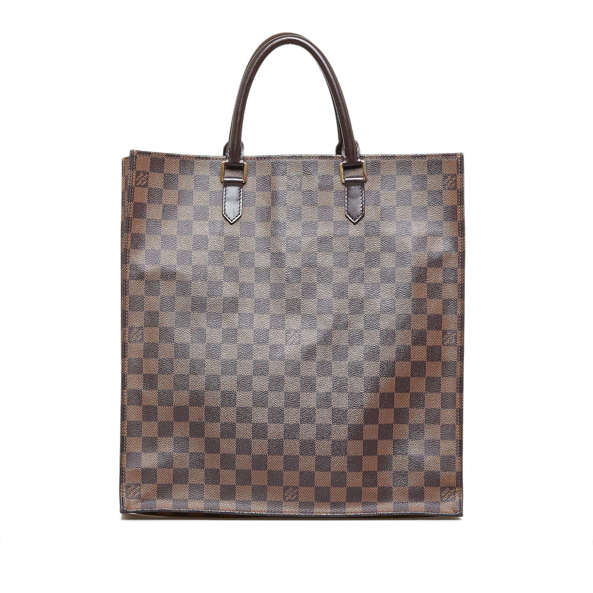 Louis Vuitton Damier Ebene Sac Plat (SHG-y4KhJR)