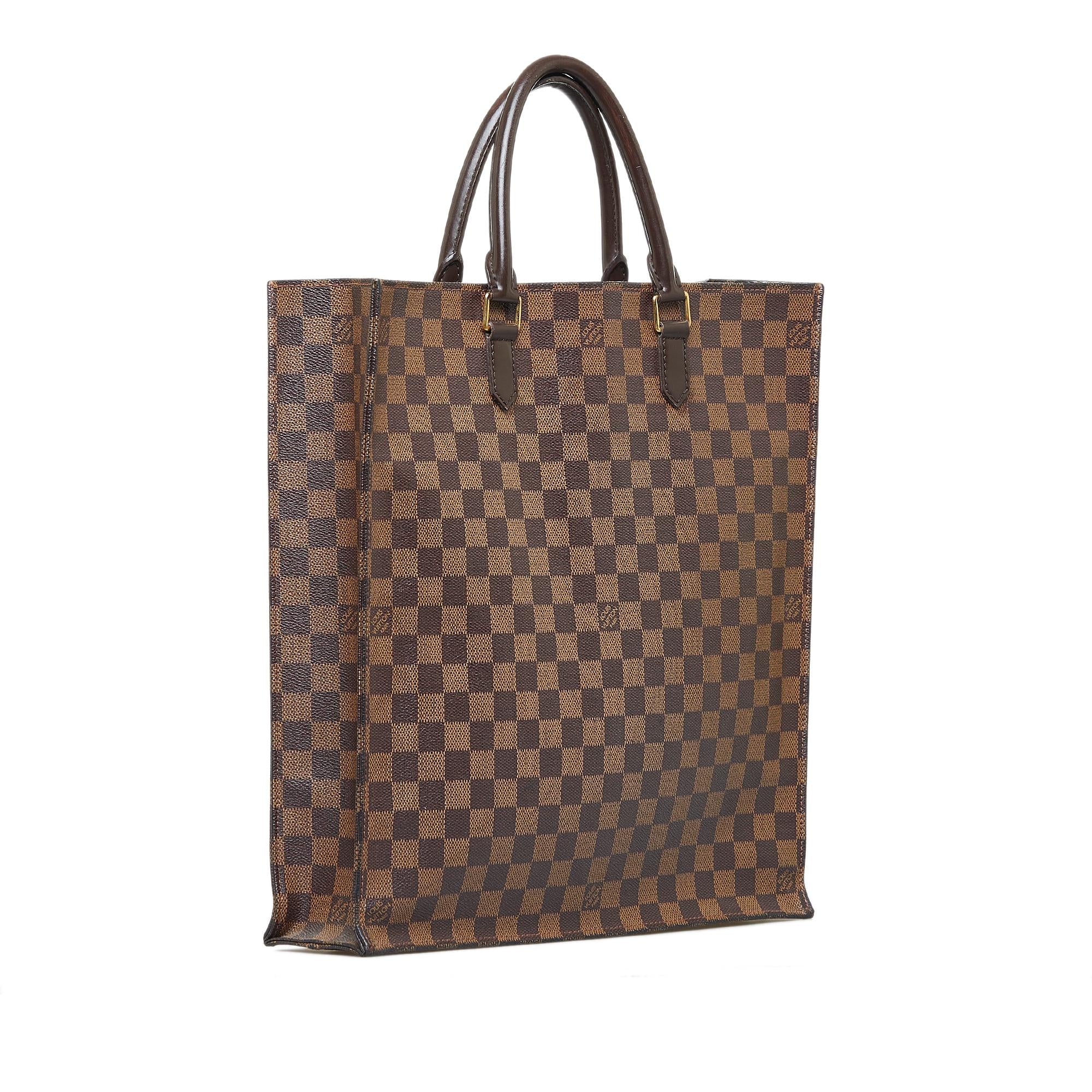 Louis Vuitton Damier Ebene Sac Plat (SHG-y4KhJR)