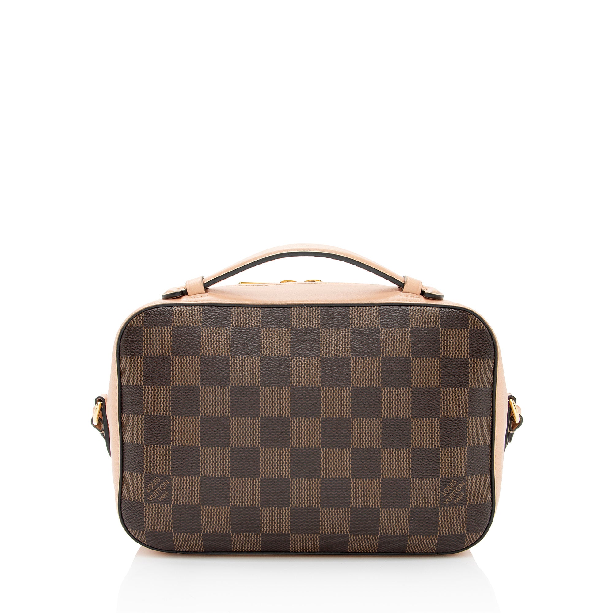 Louis Vuitton Damier Ebene Santa Monica Shoulder Bag (SHF-xbOCN7)