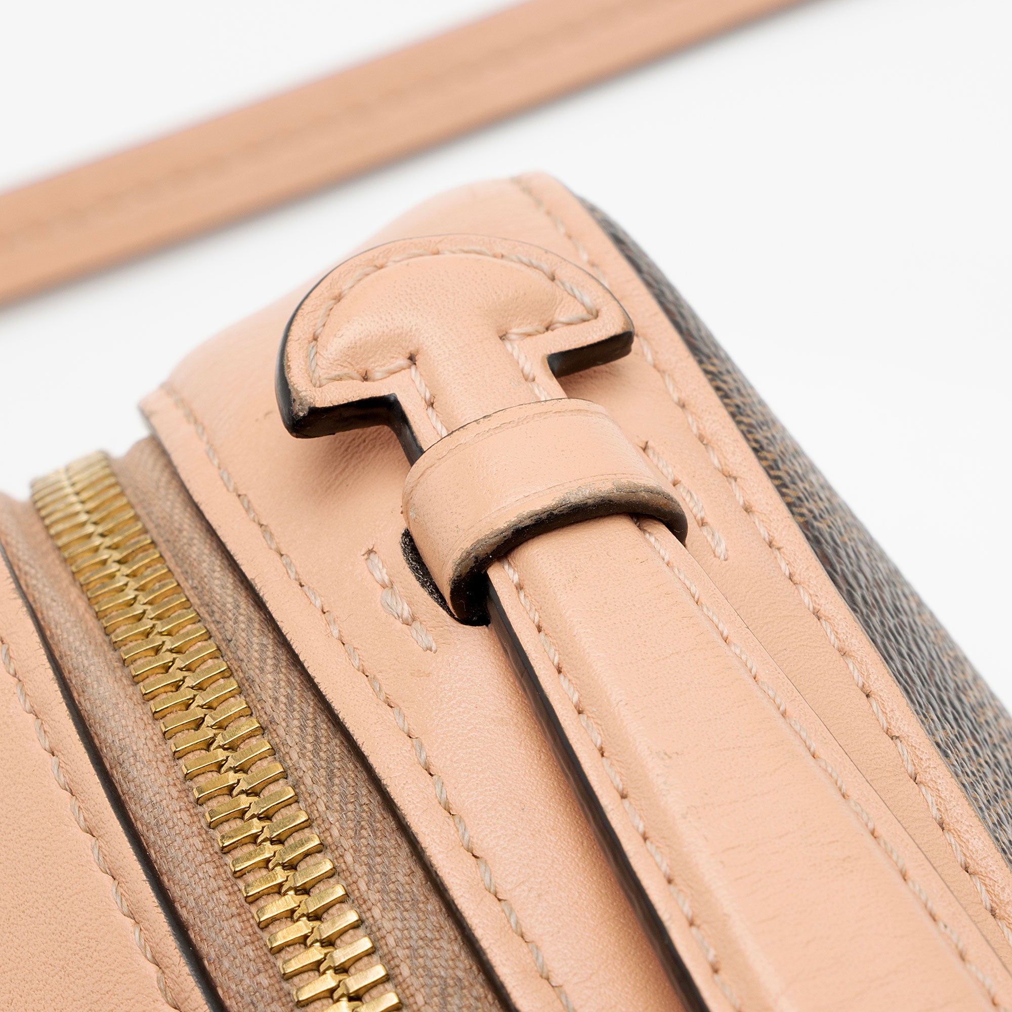 Louis Vuitton Damier Ebene Santa Monica Shoulder Bag (SHF-xbOCN7)