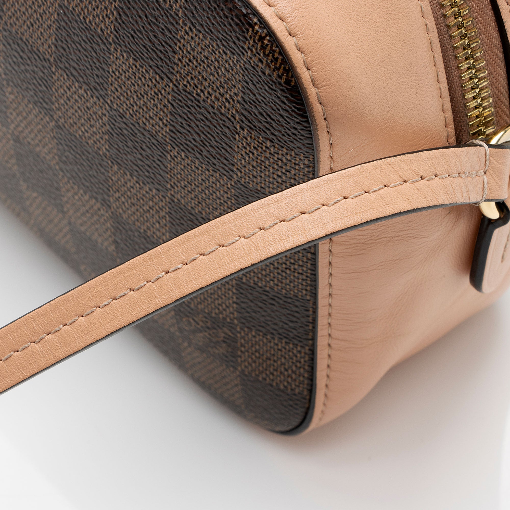 Louis Vuitton Damier Ebene Santa Monica Shoulder Bag (SHF-xbOCN7)