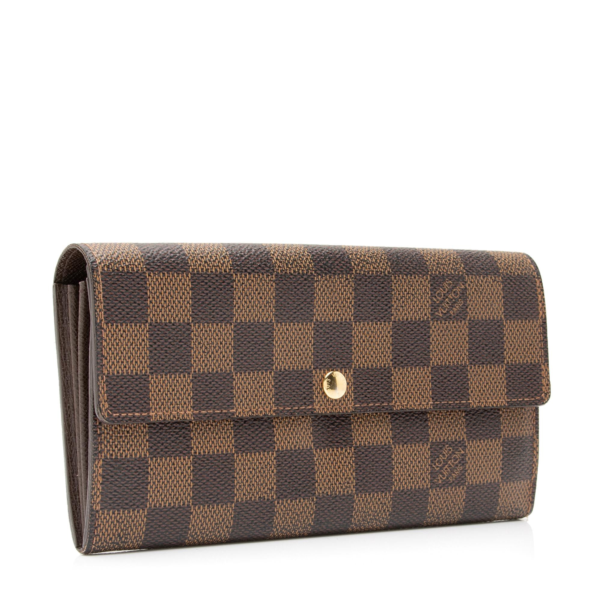 Louis Vuitton Damier Ebene Sarah Wallet (SHF-2iG1a2)