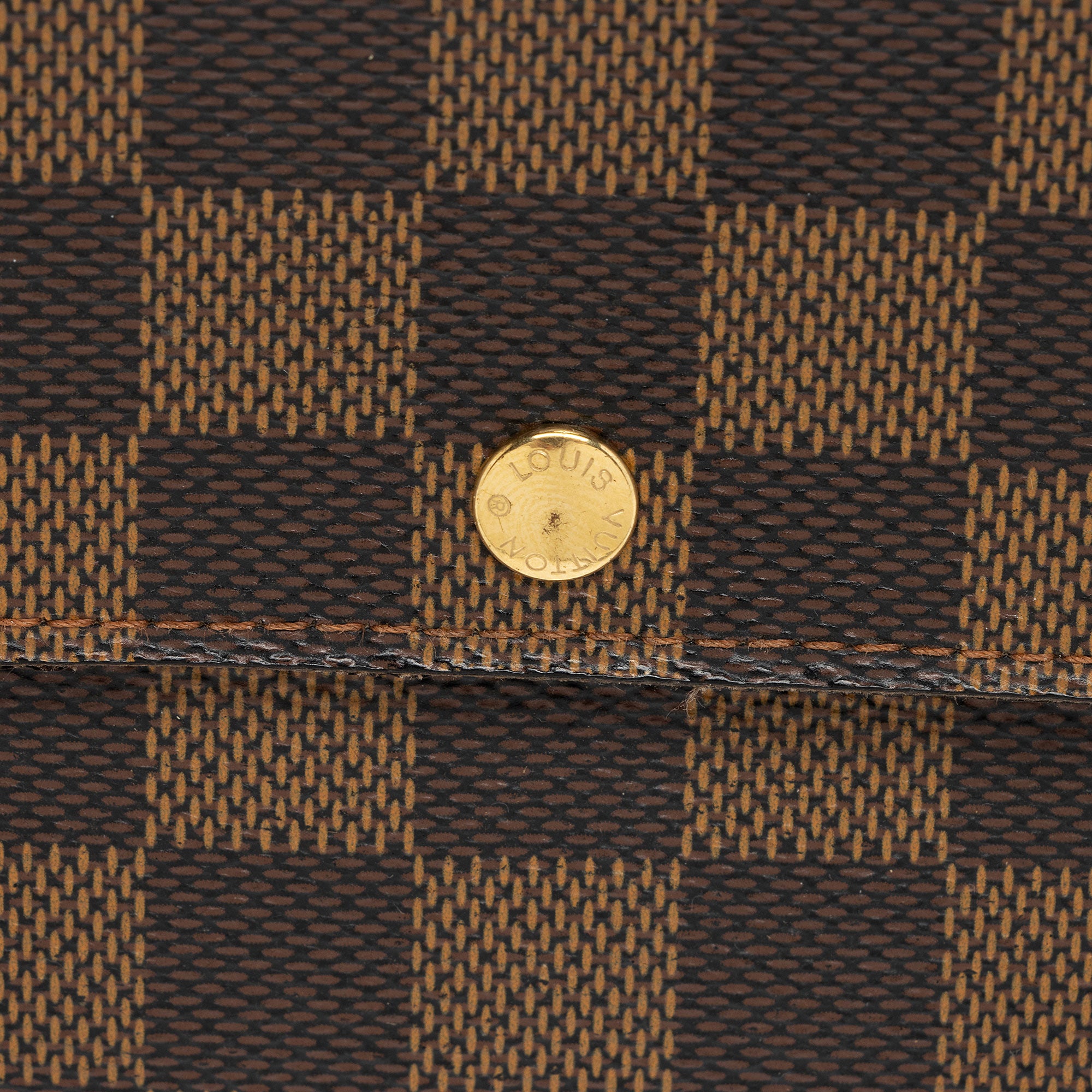 Louis Vuitton Damier Ebene Sarah Wallet (SHF-CpNxea)
