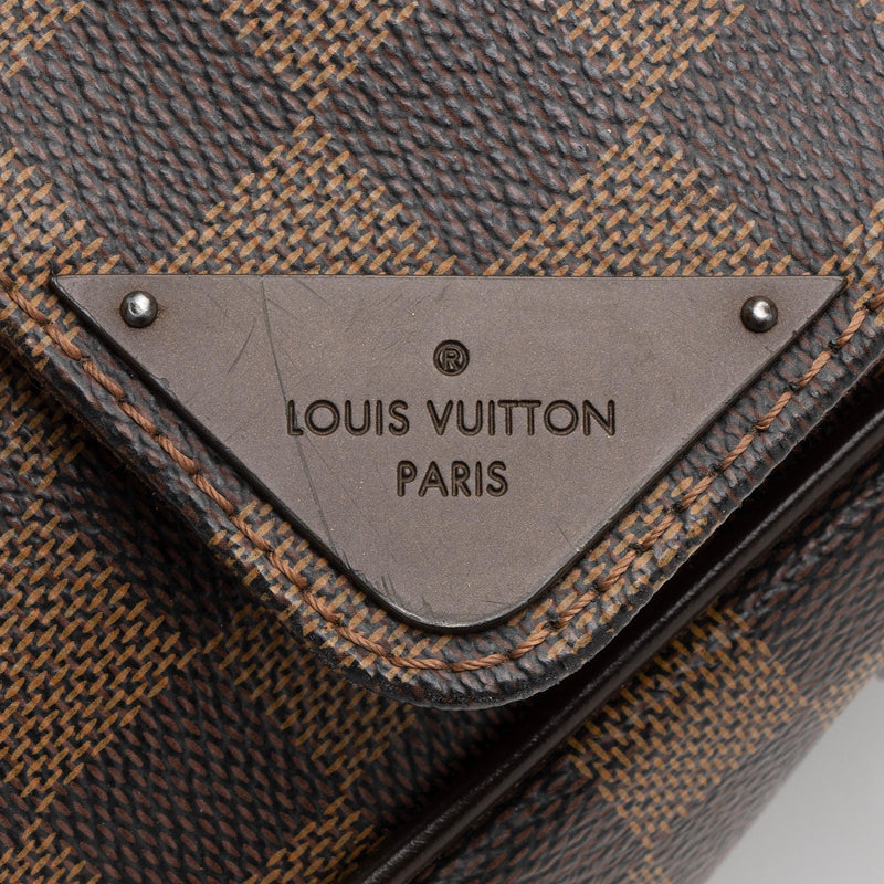 Louis Vuitton Damier Ebene Shelton MM Messenger Bag (SHF-ceHbG0)