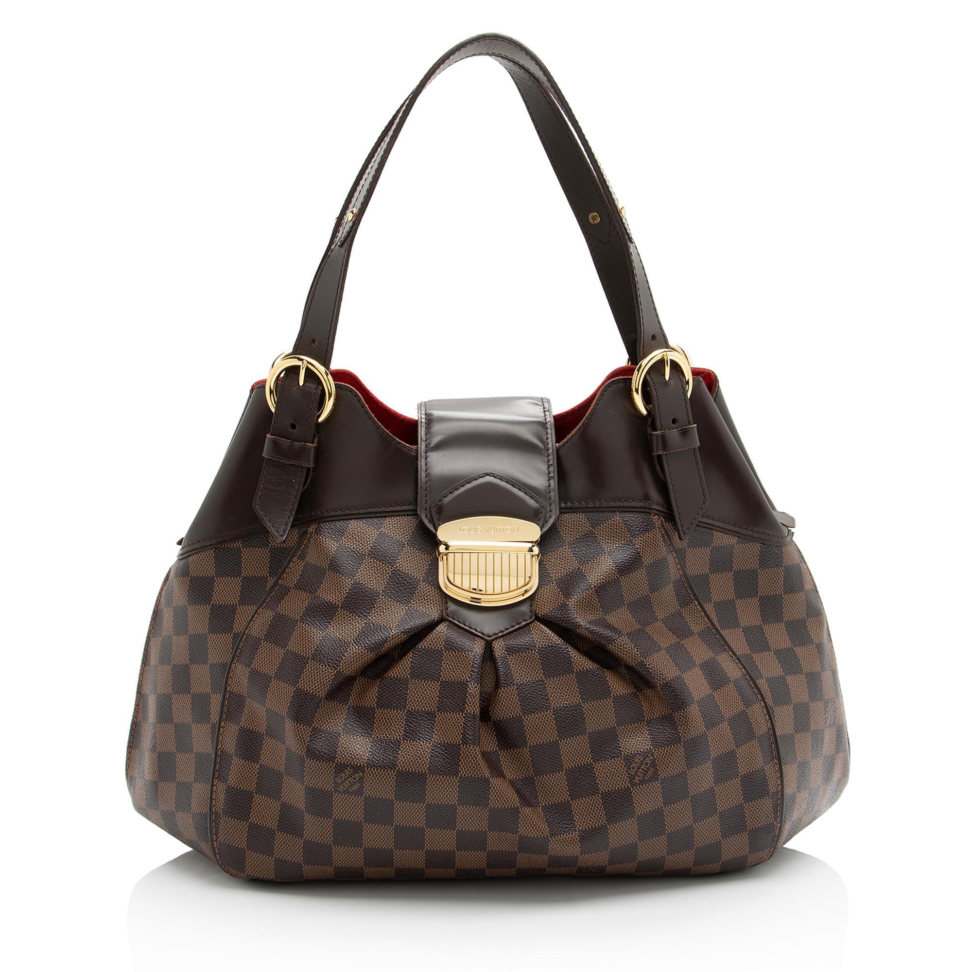 Louis Vuitton Damier Ebene Sistina GM Shoulder Bag (SHF-23441)