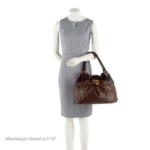 Louis Vuitton Damier Ebene Sistina GM Shoulder Bag (SHF-23441)