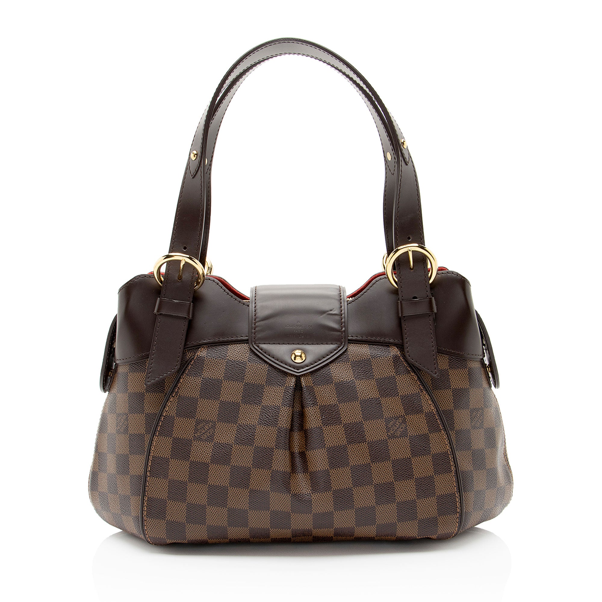 Louis Vuitton Damier Ebene Sistina PM Shoulder Bag