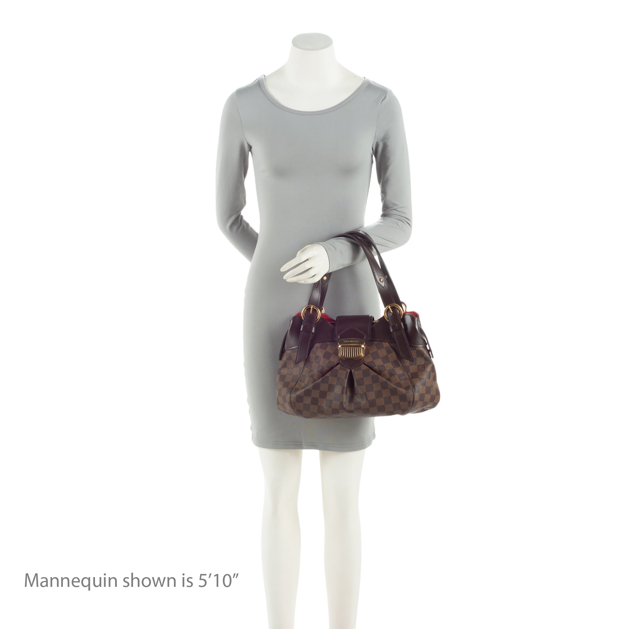 Louis Vuitton Damier Ebene Sistina PM Shoulder Bag