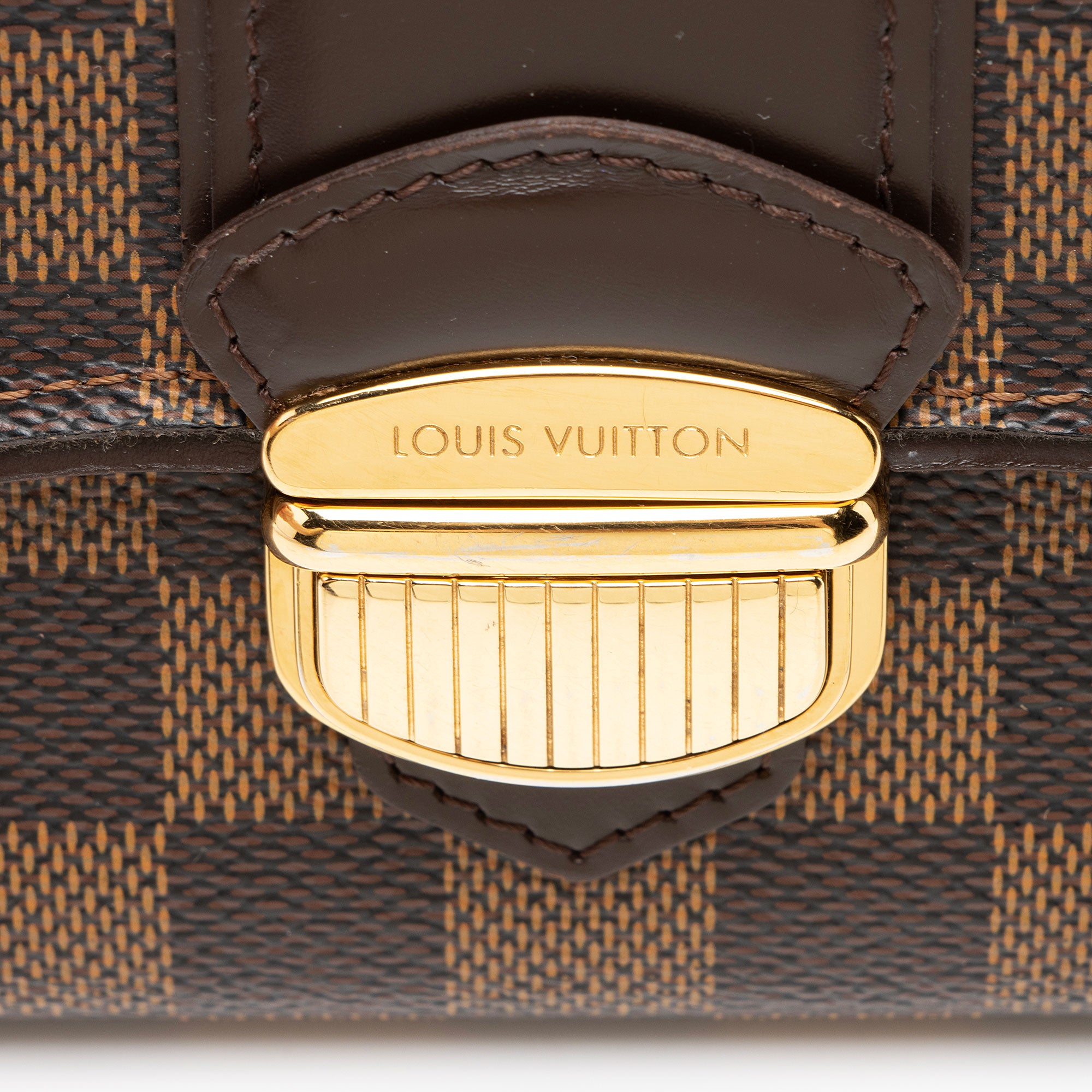 Louis Vuitton Damier Ebene Sistina Wallet