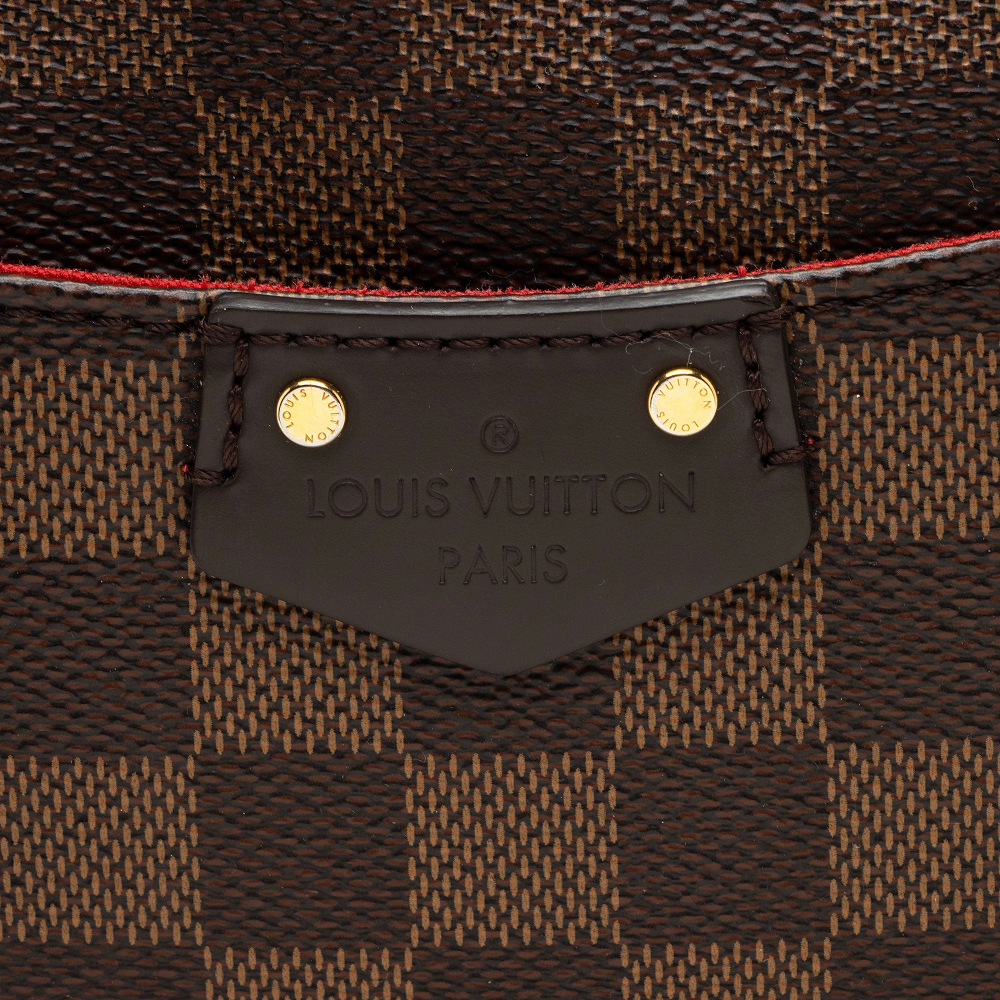 Louis Vuitton Damier Ebene South Bank Besace Shoulder Bag (SHF-yrv8sH)