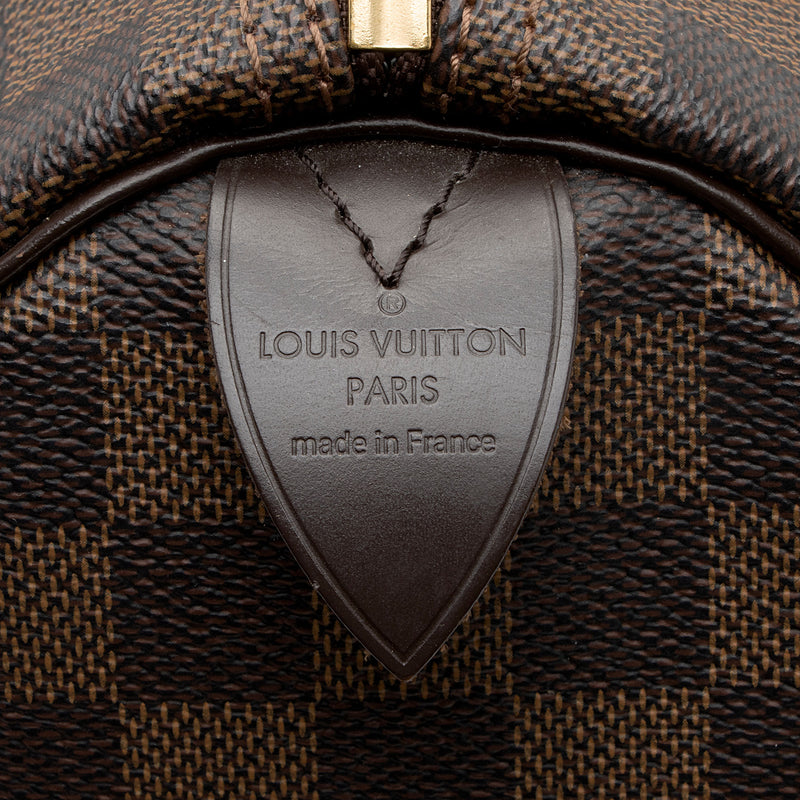 Louis Vuitton Damier Ebene Speedy 25 Satchel (SHF-tbIJZJ)