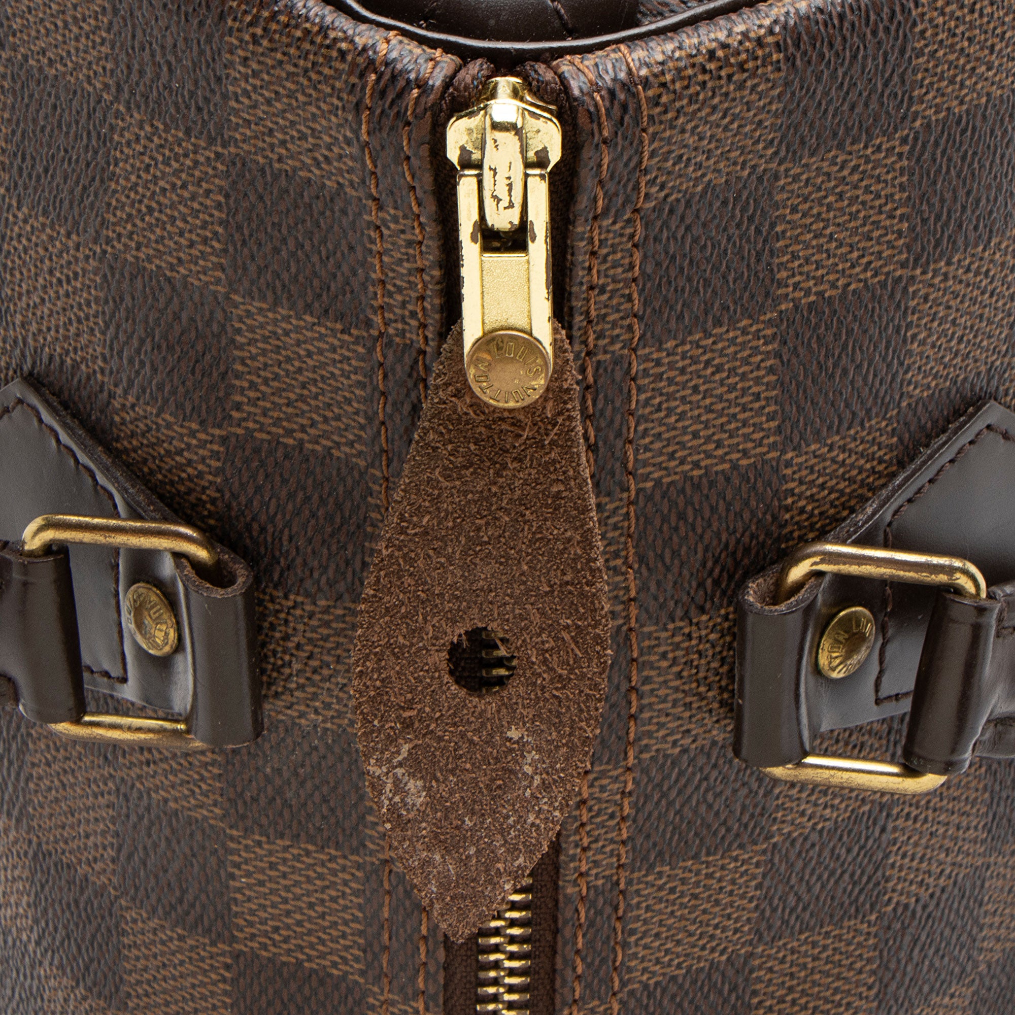 Louis Vuitton Damier Ebene Speedy 25 Satchel