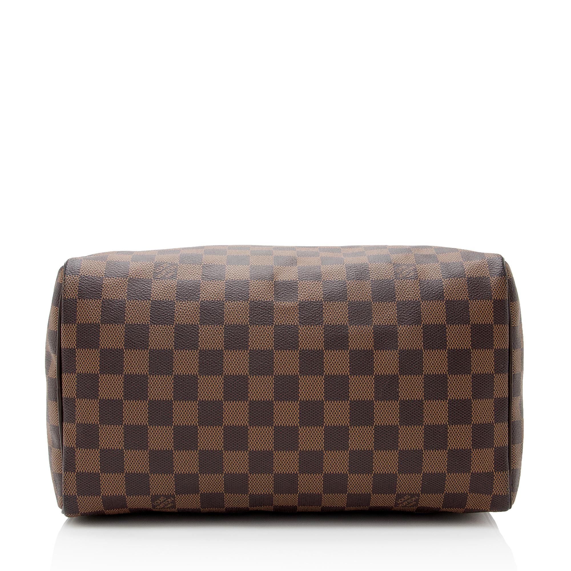 Louis Vuitton Damier Ebene Speedy 30 Satchel (SHF-22944)
