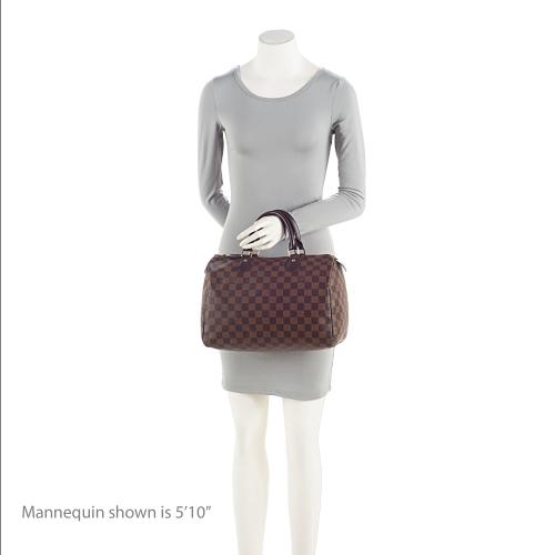 Louis Vuitton Damier Ebene Speedy 30 Satchel (SHF-bTjaCO)