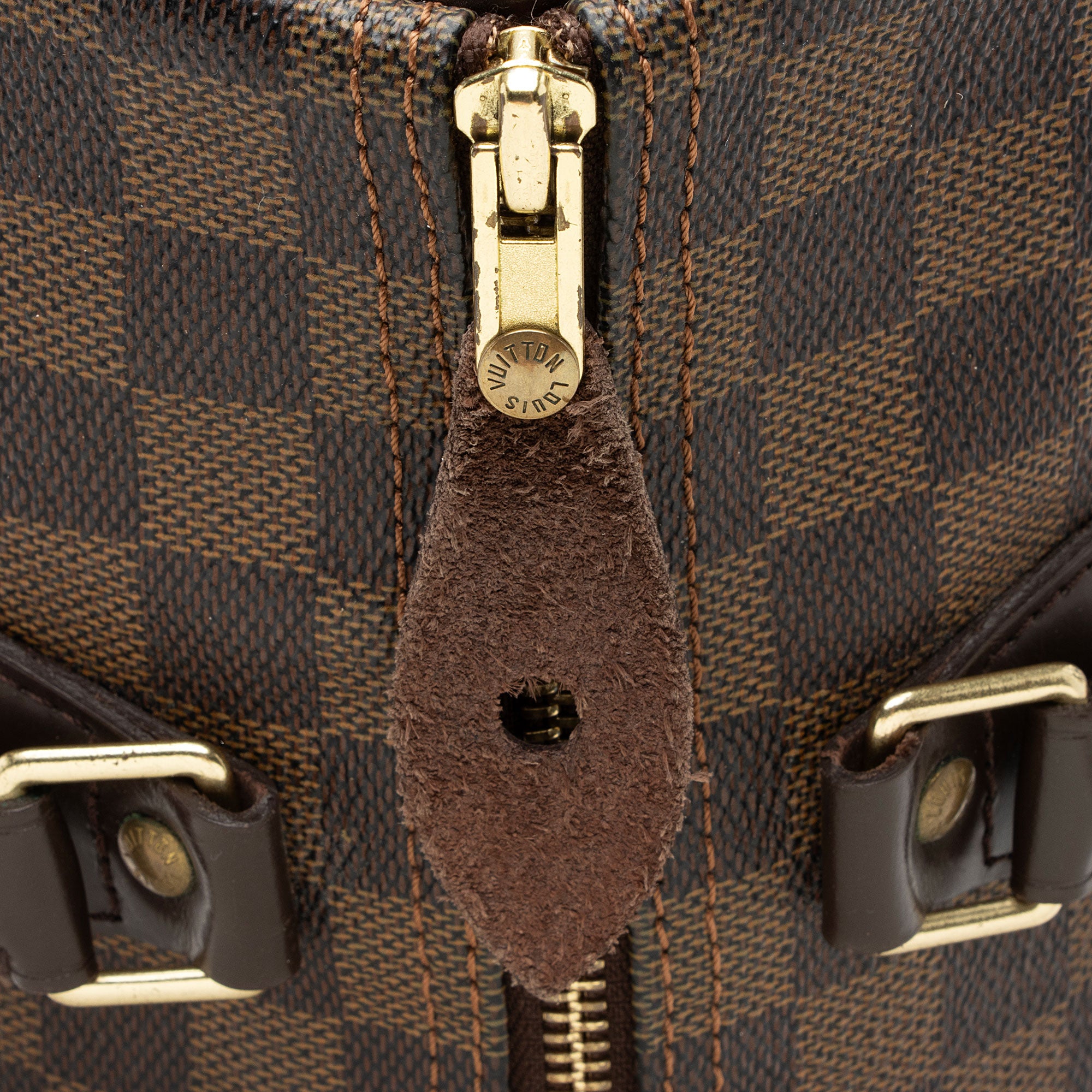 Louis Vuitton Damier Ebene Speedy 30 Satchel