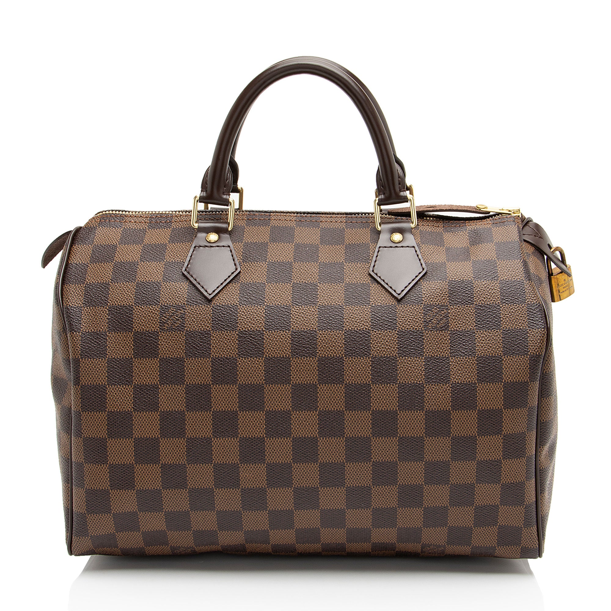 Louis Vuitton Damier Ebene Speedy 30 Satchel
