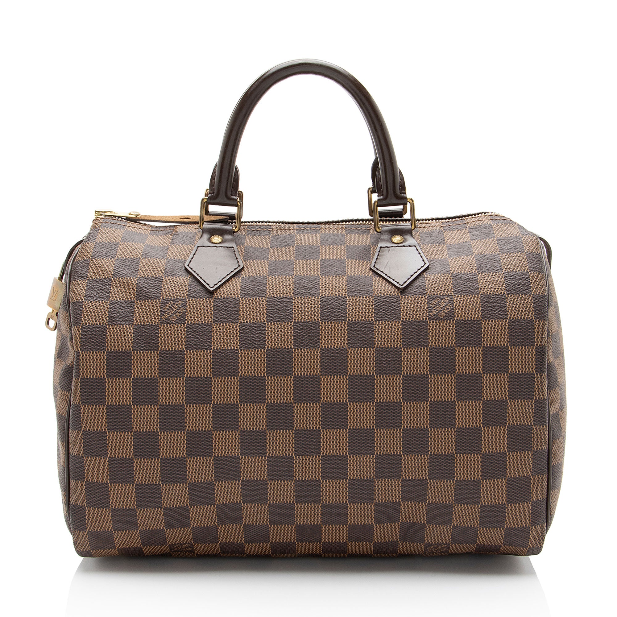 Louis Vuitton Damier Ebene Speedy 30 Satchel