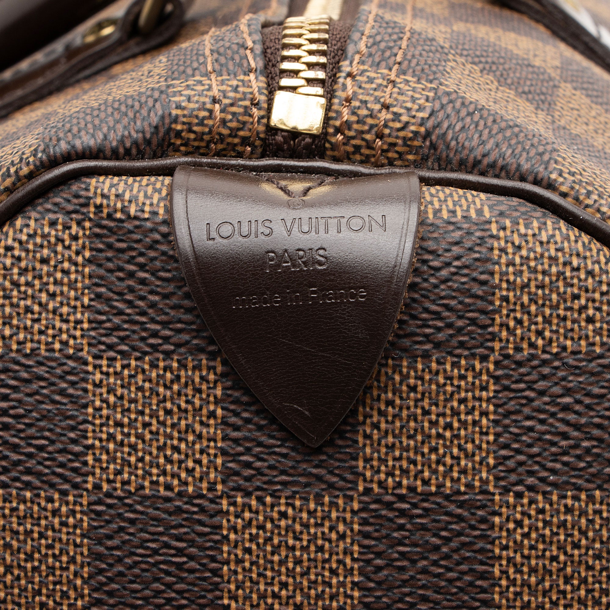 Louis Vuitton Damier Ebene Speedy 30 Satchel