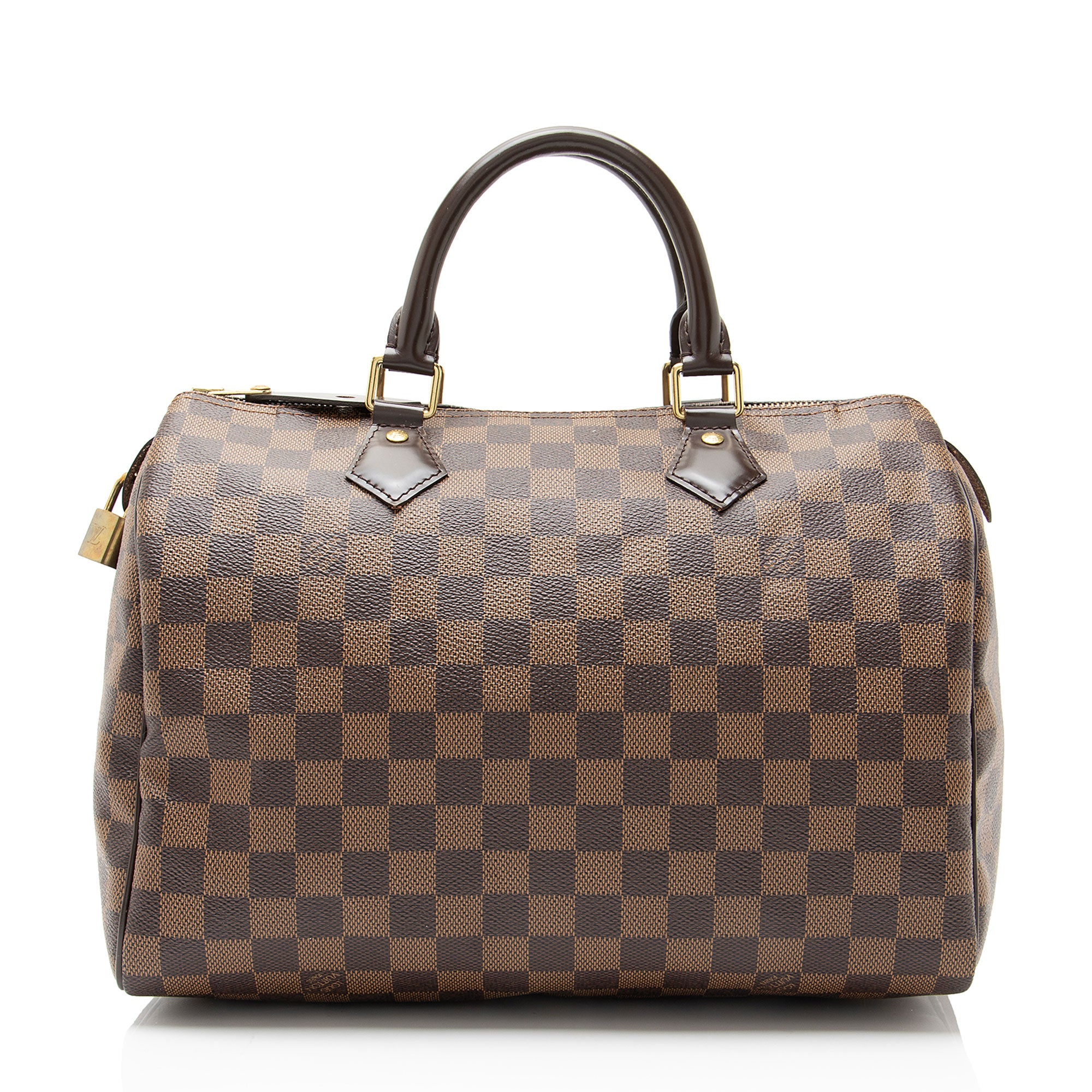 Louis Vuitton Damier Ebene Speedy 30 Satchel