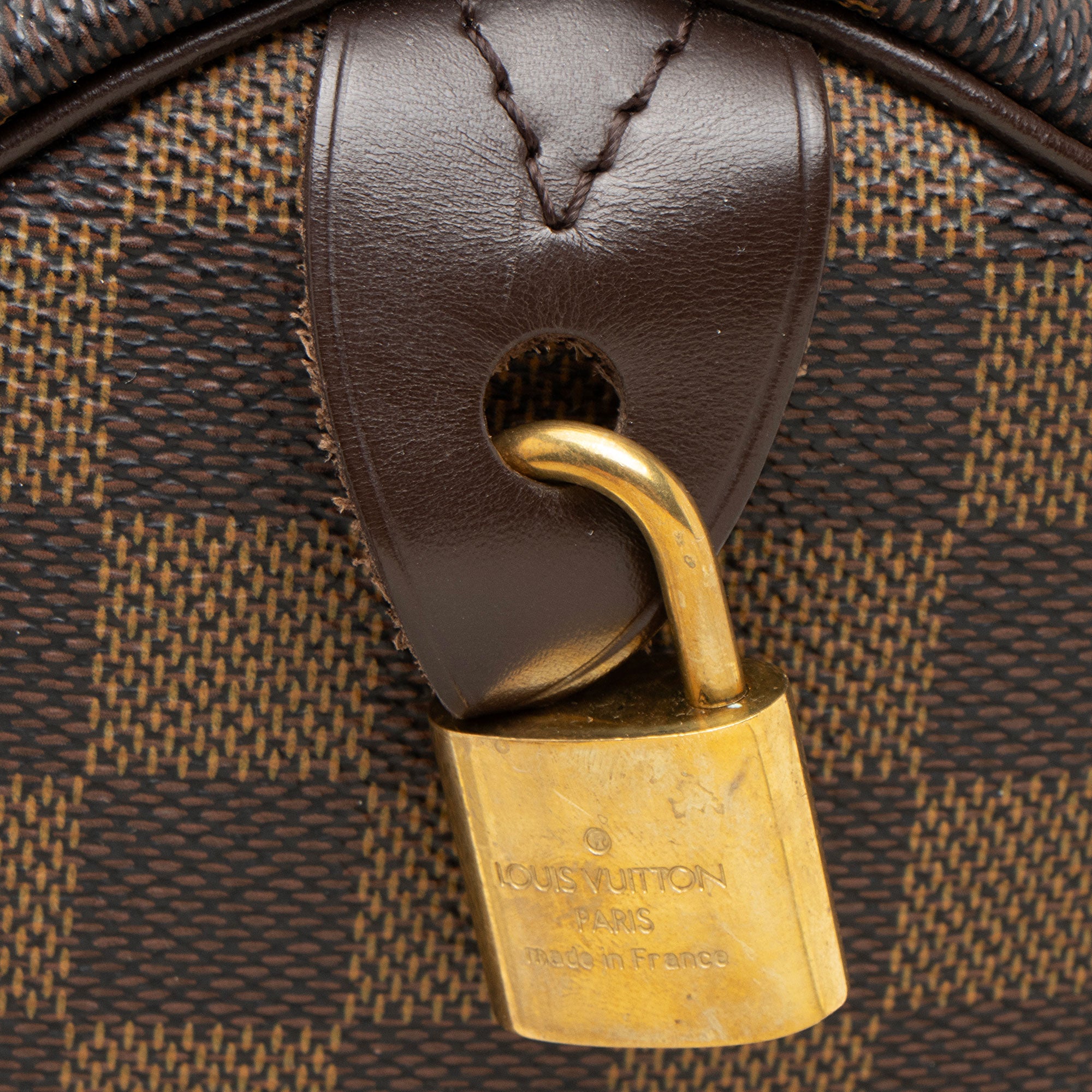 Louis Vuitton Damier Ebene Speedy 30 Satchel
