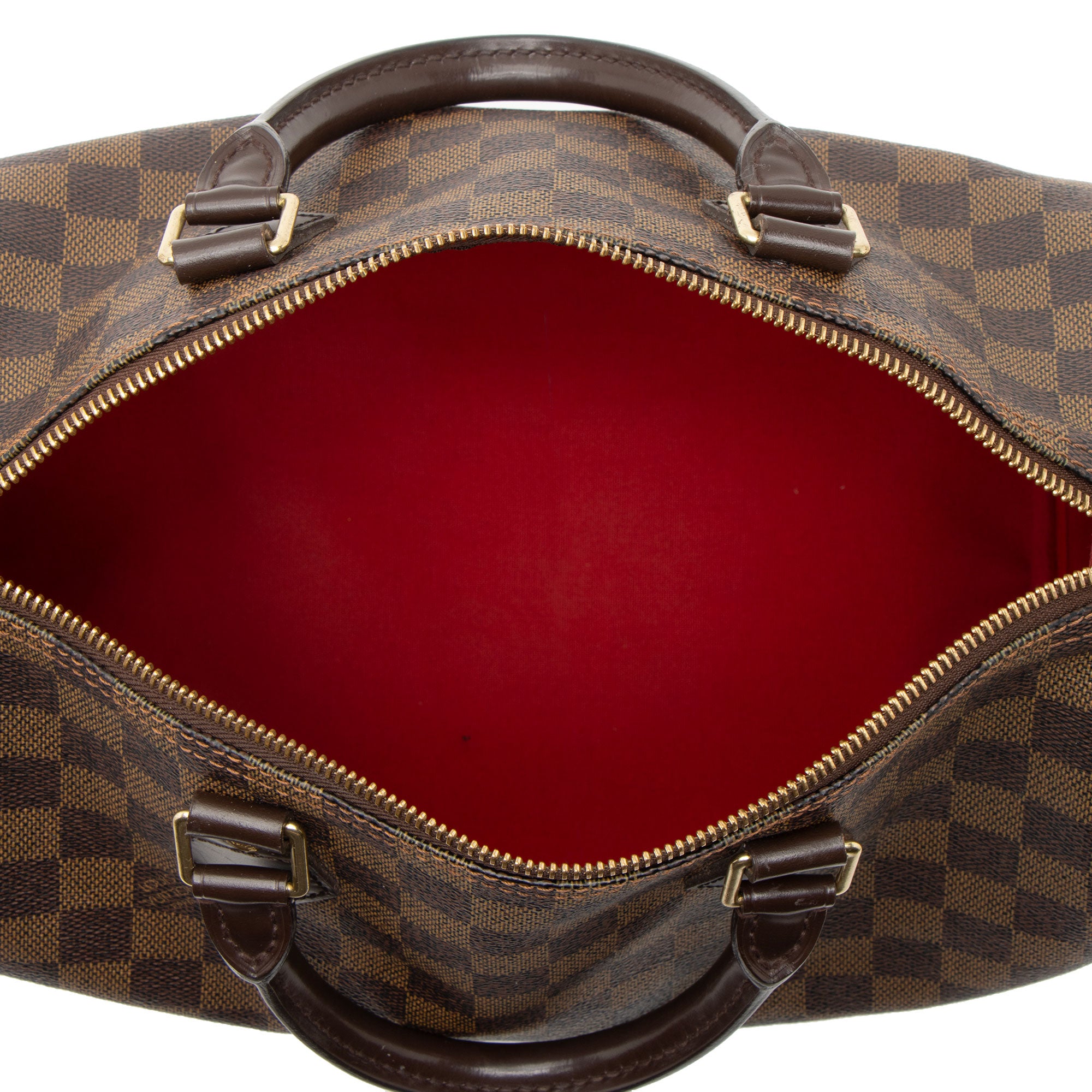 Louis Vuitton Damier Ebene Speedy 30 Satchel