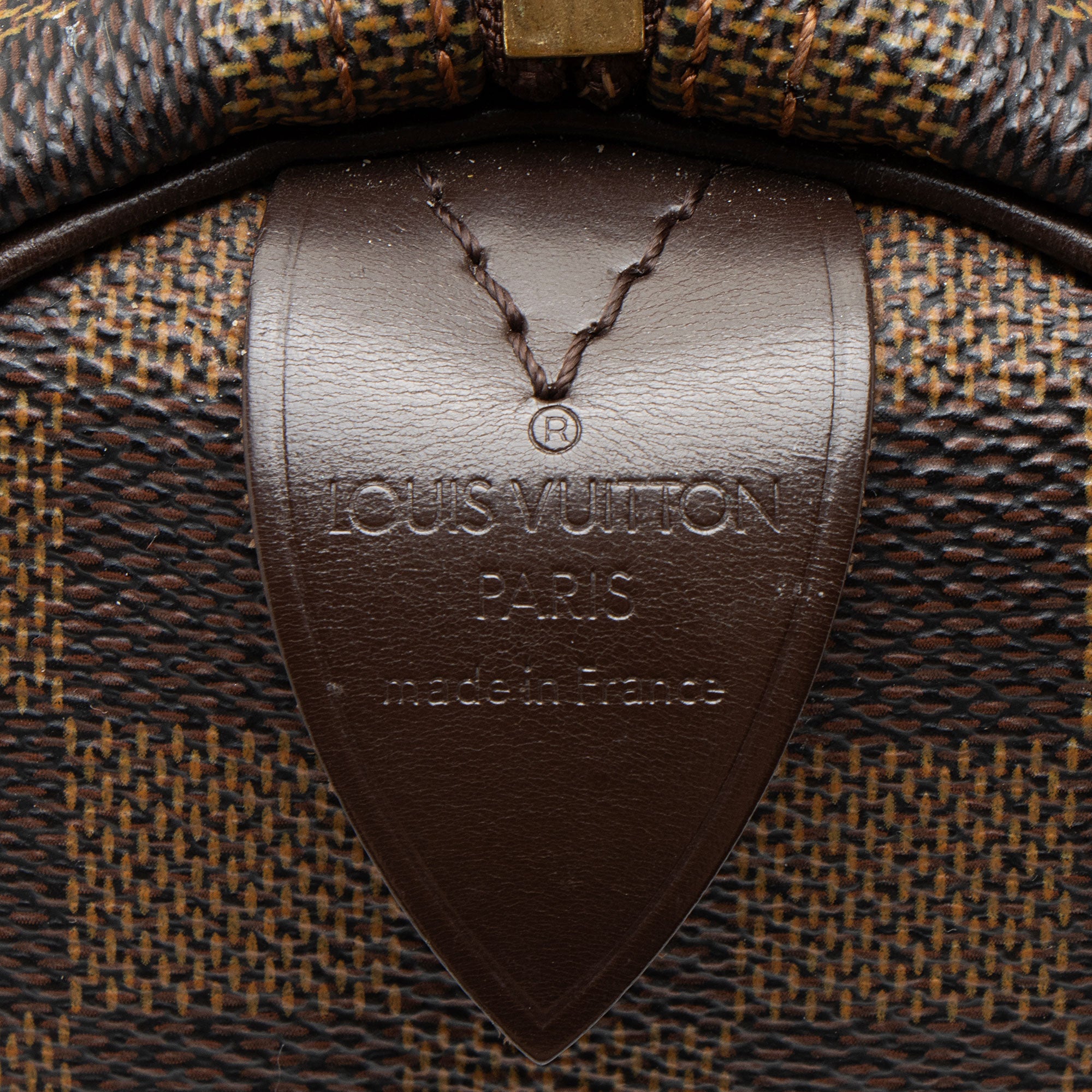 Louis Vuitton Damier Ebene Speedy 30 Satchel