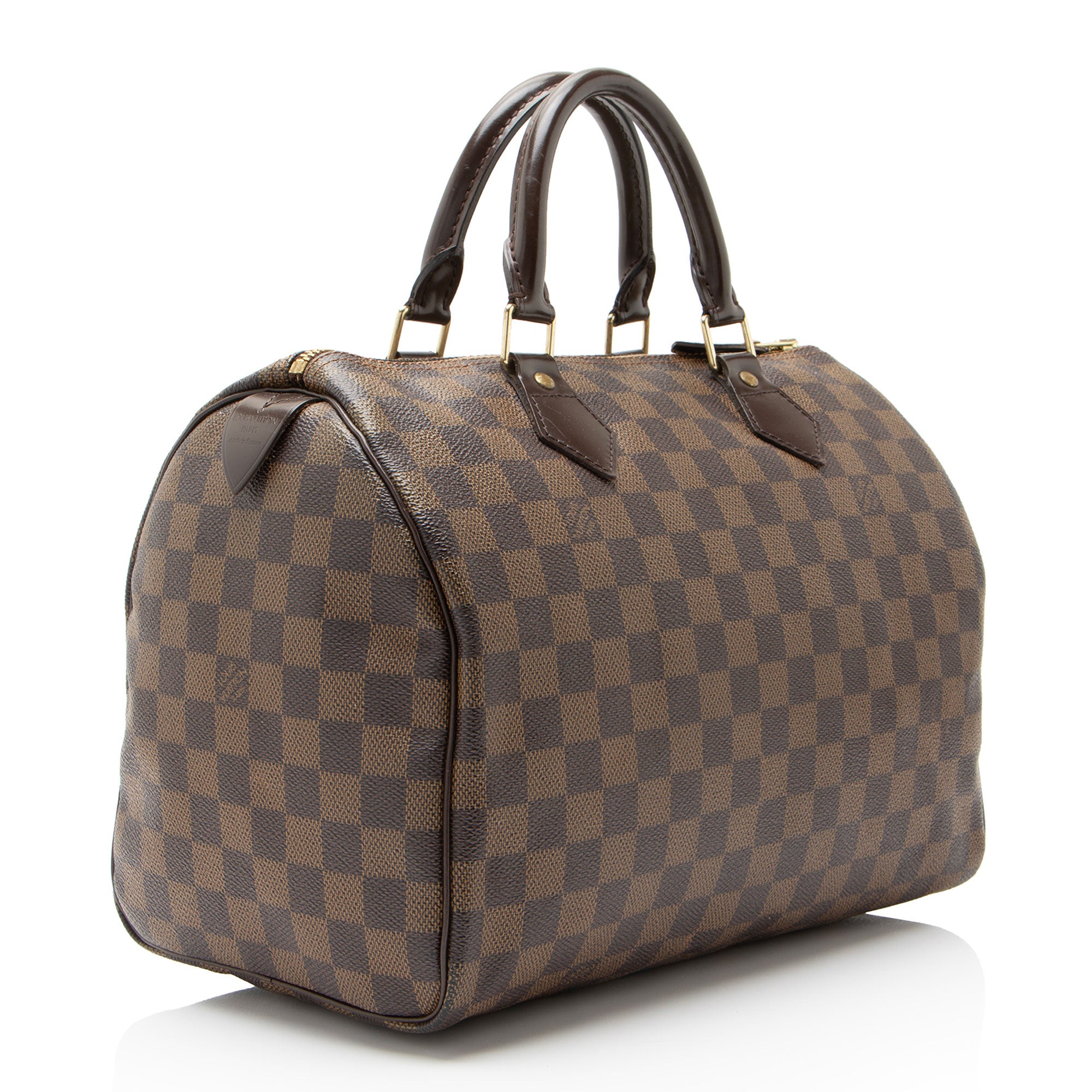 Louis Vuitton Damier Ebene Speedy 30 Satchel
