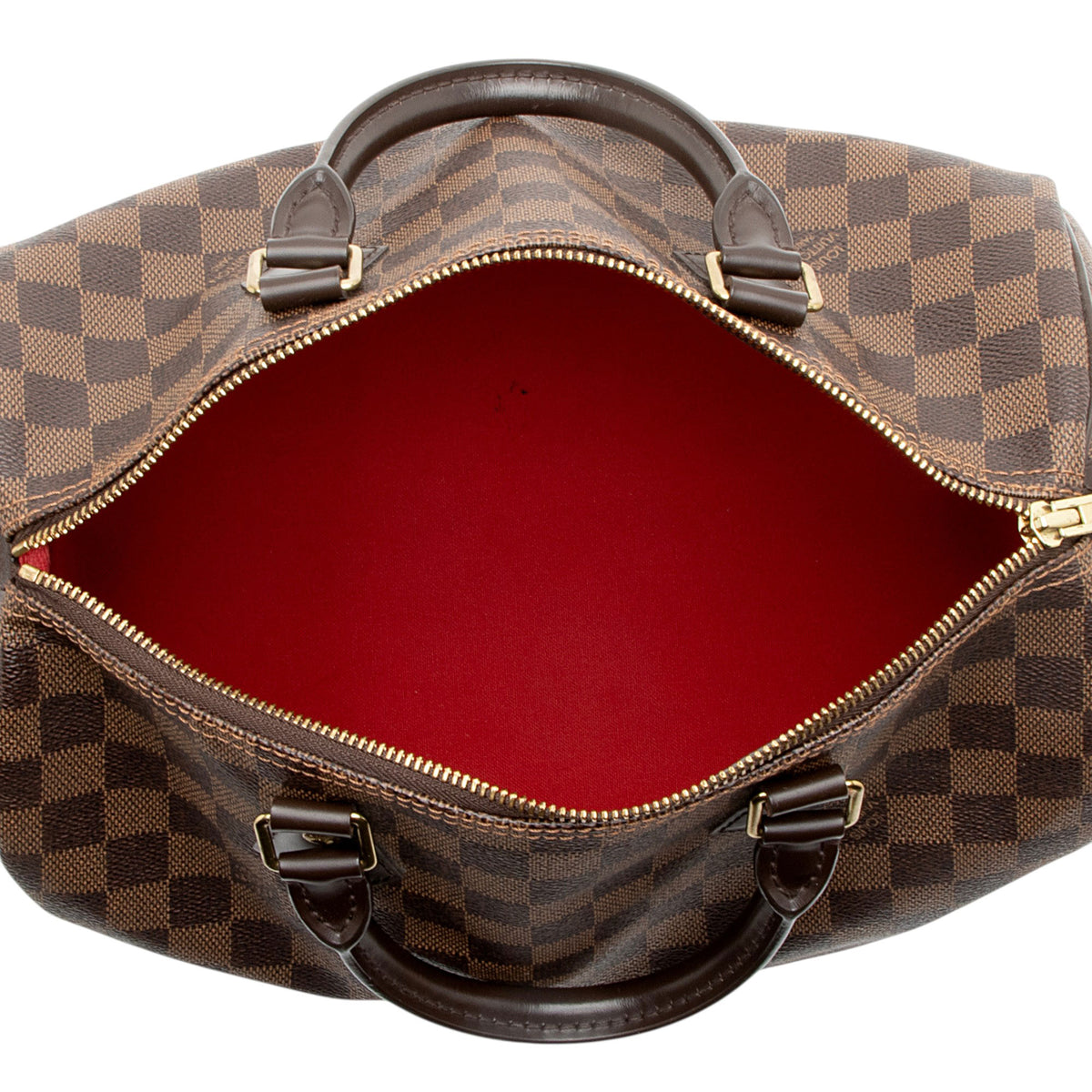 Louis Vuitton Damier Ebene Speedy 30 Satchel