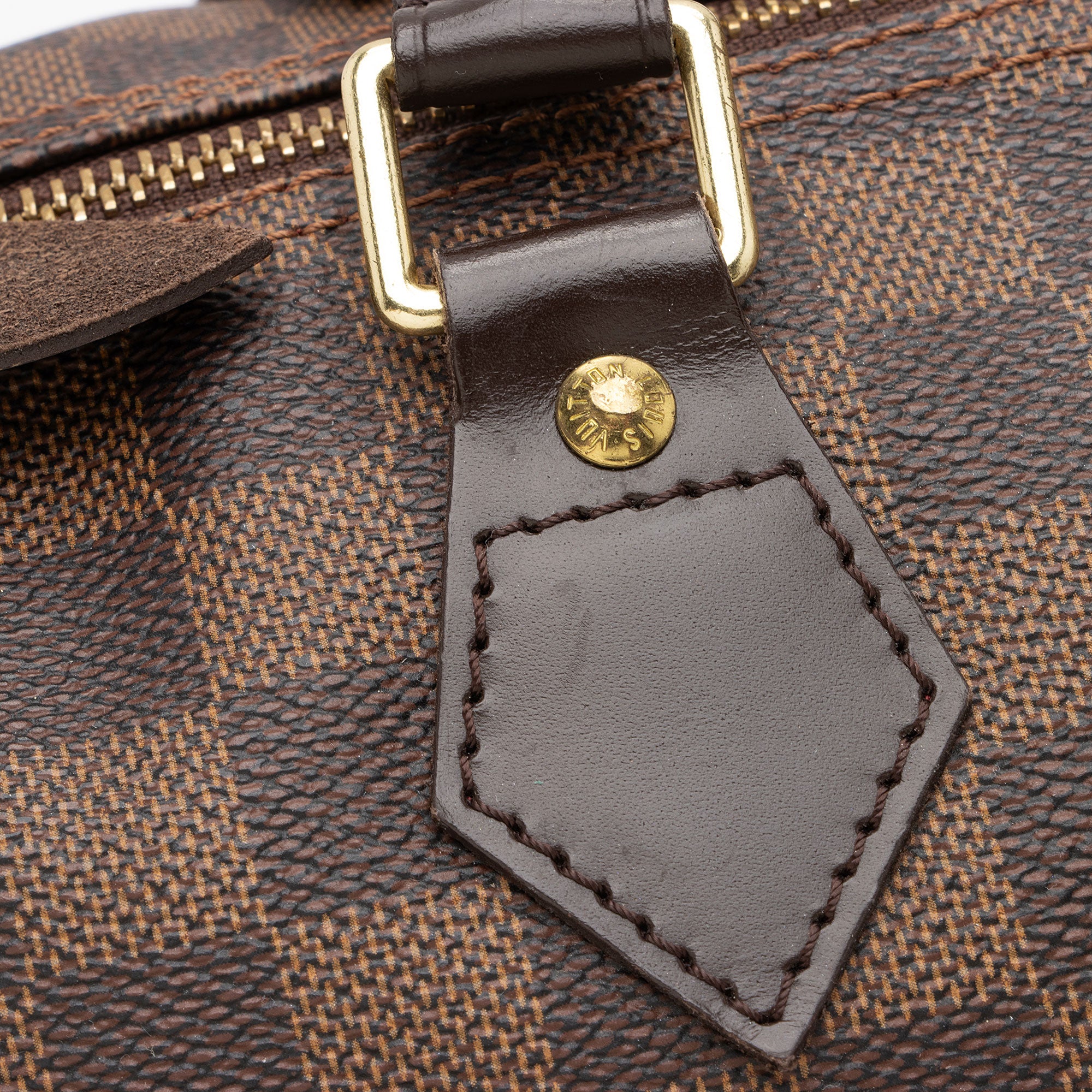 Louis Vuitton Damier Ebene Speedy 35 Satchel (SHF-Gl4EF7)