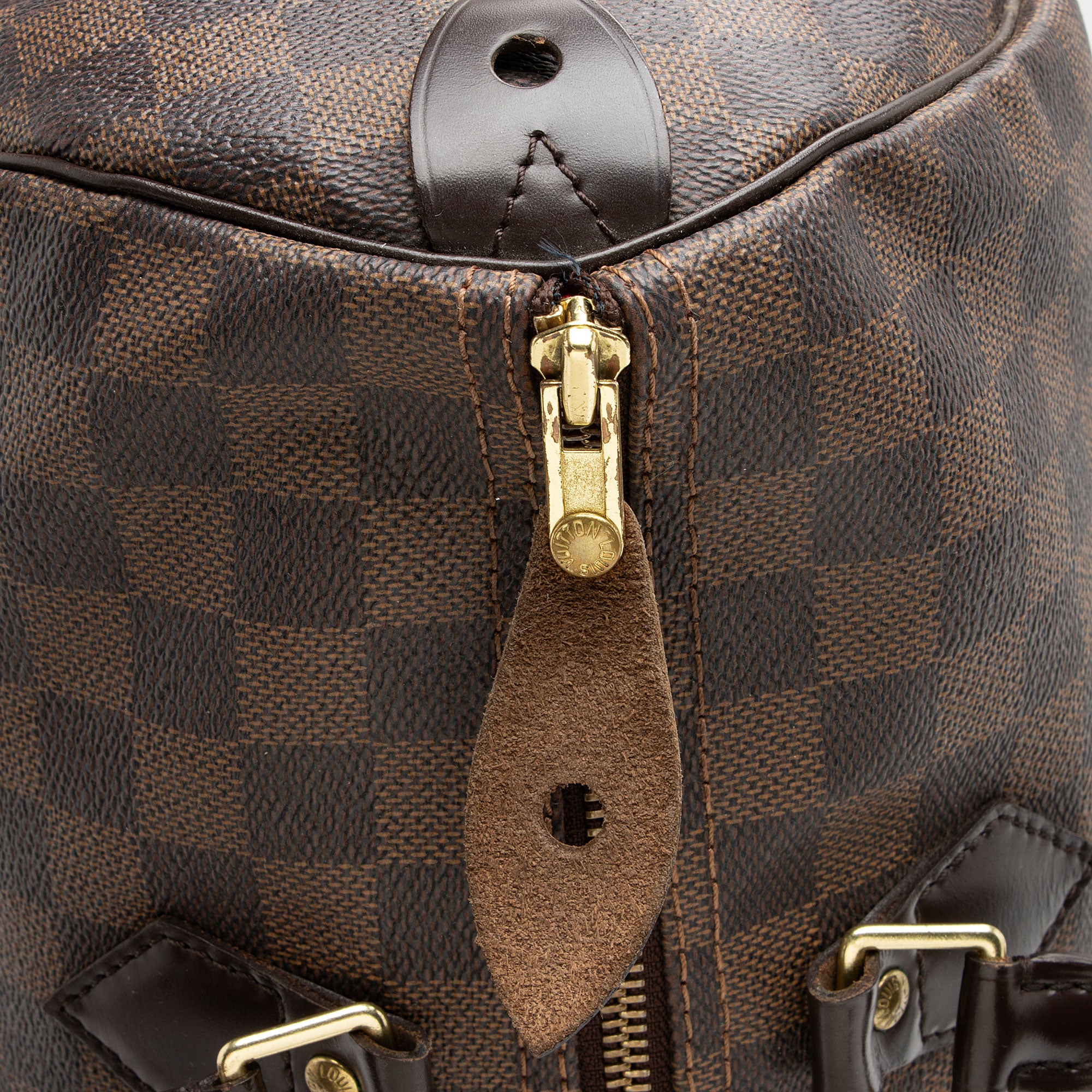 Louis Vuitton Damier Ebene Speedy 35 Satchel