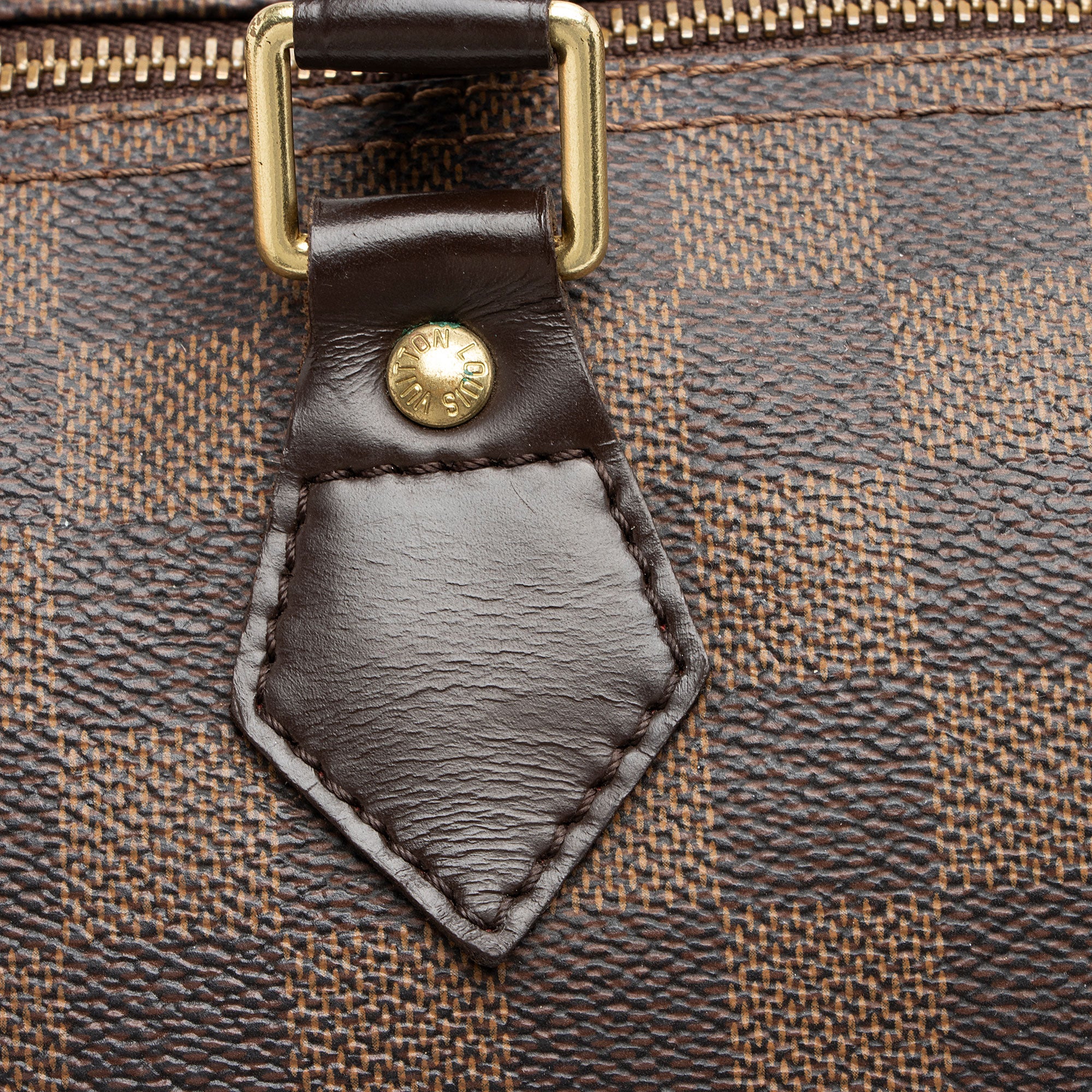 Louis Vuitton Damier Ebene Speedy 35 Satchel