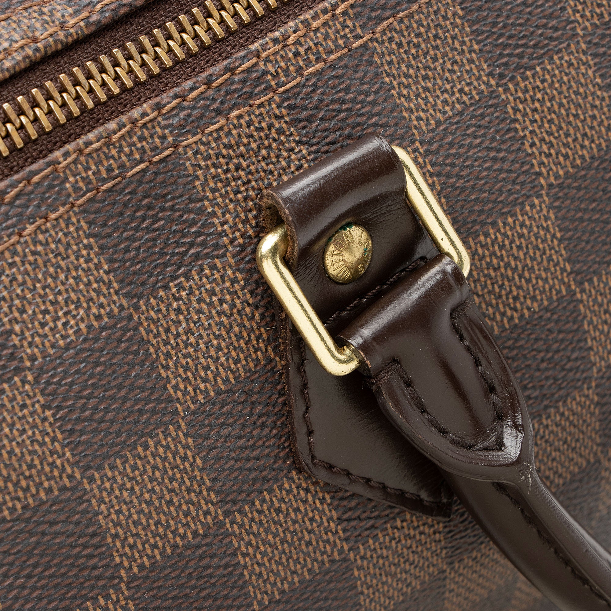 Louis Vuitton Damier Ebene Speedy 35 Satchel