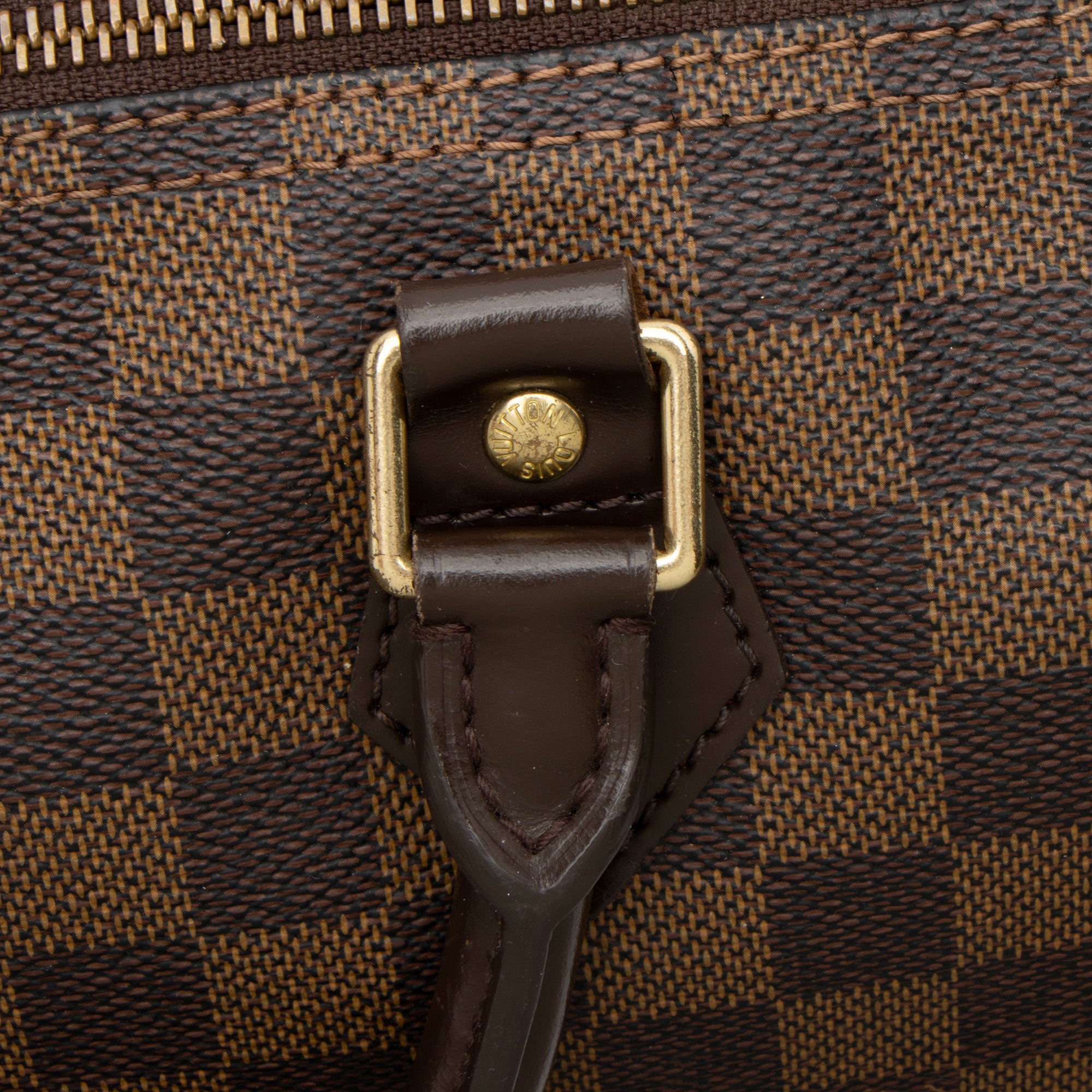 Louis Vuitton Damier Ebene Speedy 35 Satchel (SHF-w0gcrV)