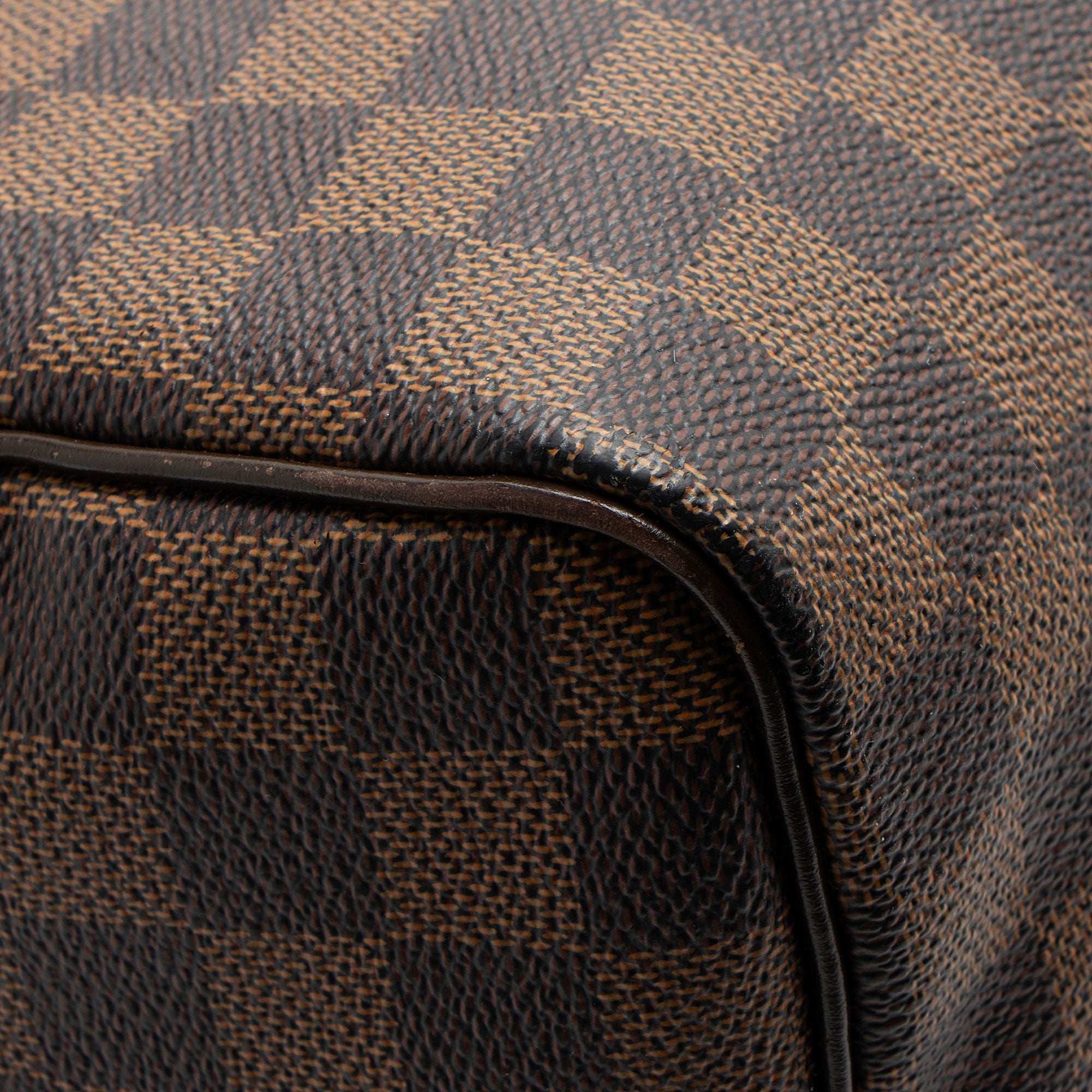 Louis Vuitton Damier Ebene Speedy 35 Satchel (SHF-8RRCj1)