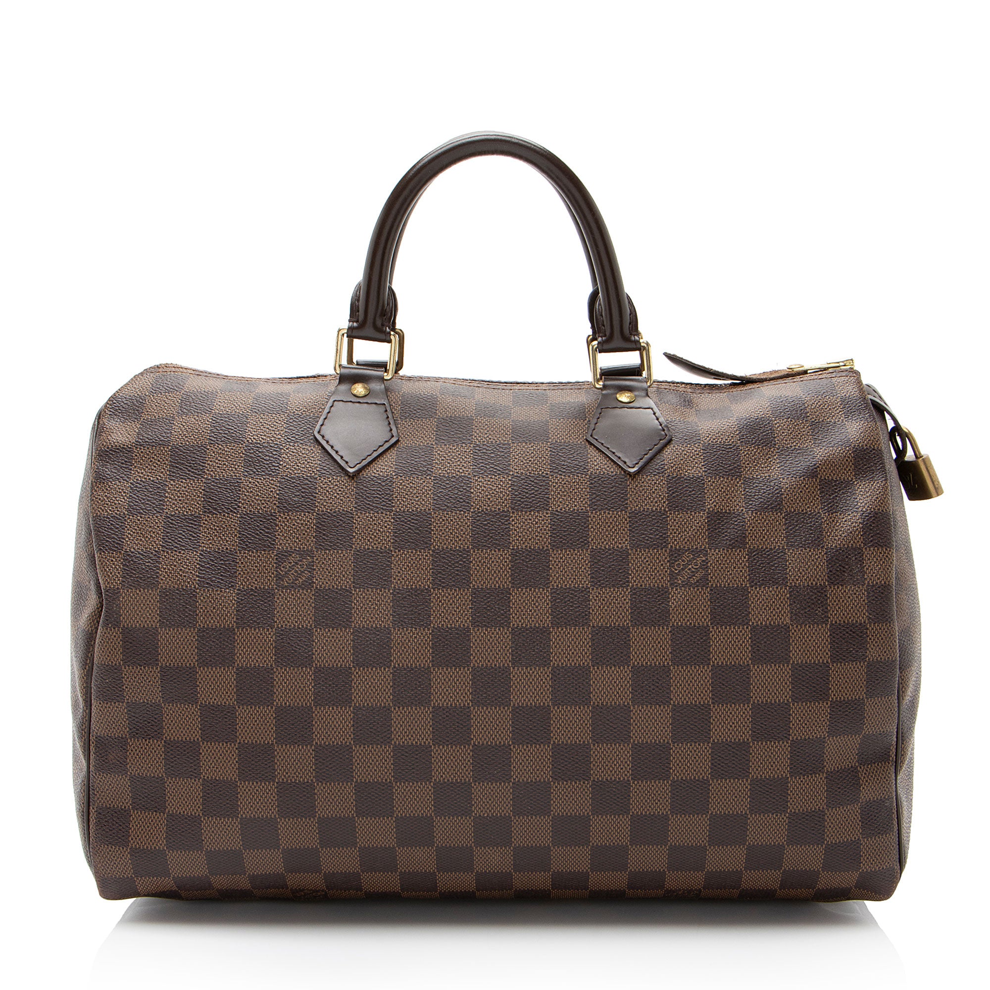 Louis Vuitton Damier Ebene Speedy 35 Satchel