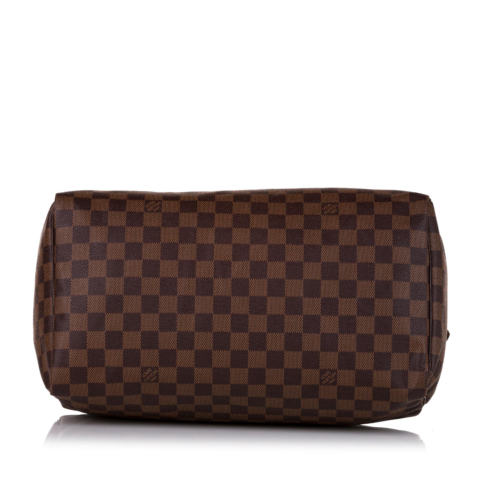 Louis Vuitton Damier Ebene Speedy 35 (SHG-35200)