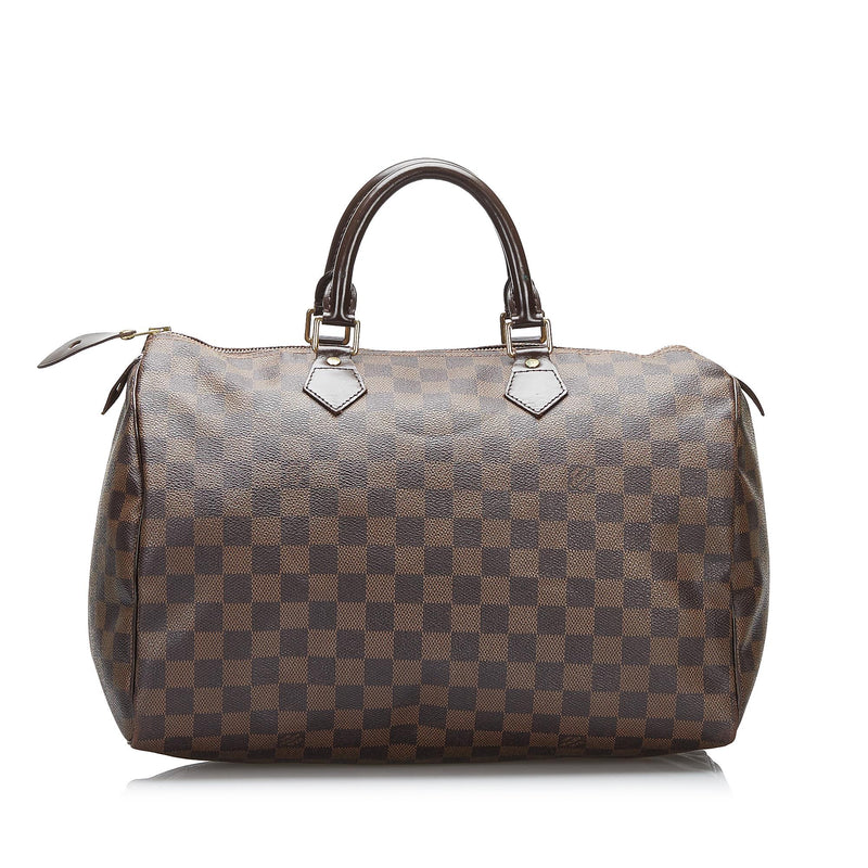 Louis Vuitton, Bags, Louis Vuitton Speedy 35 Damier Ebene Great Condition  Like New
